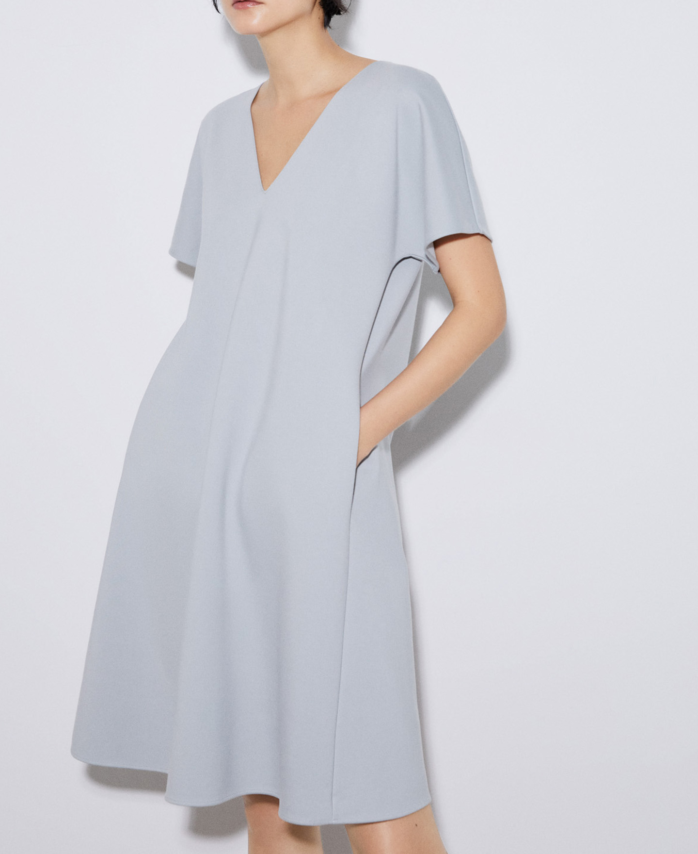 Responsible viscose A-line dress image number 0