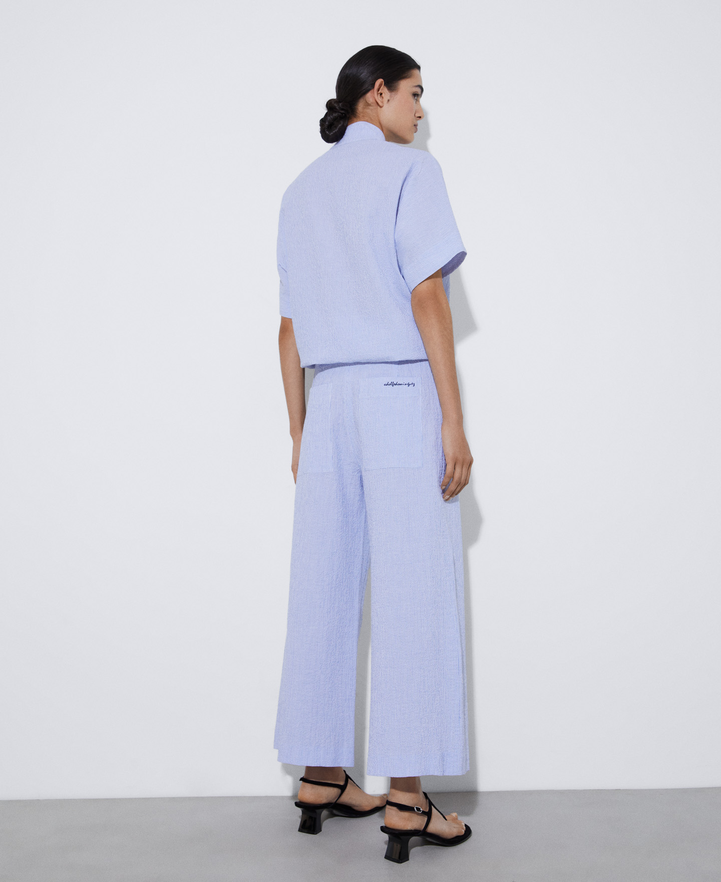 Responsible cotton culotte trousers image number 2