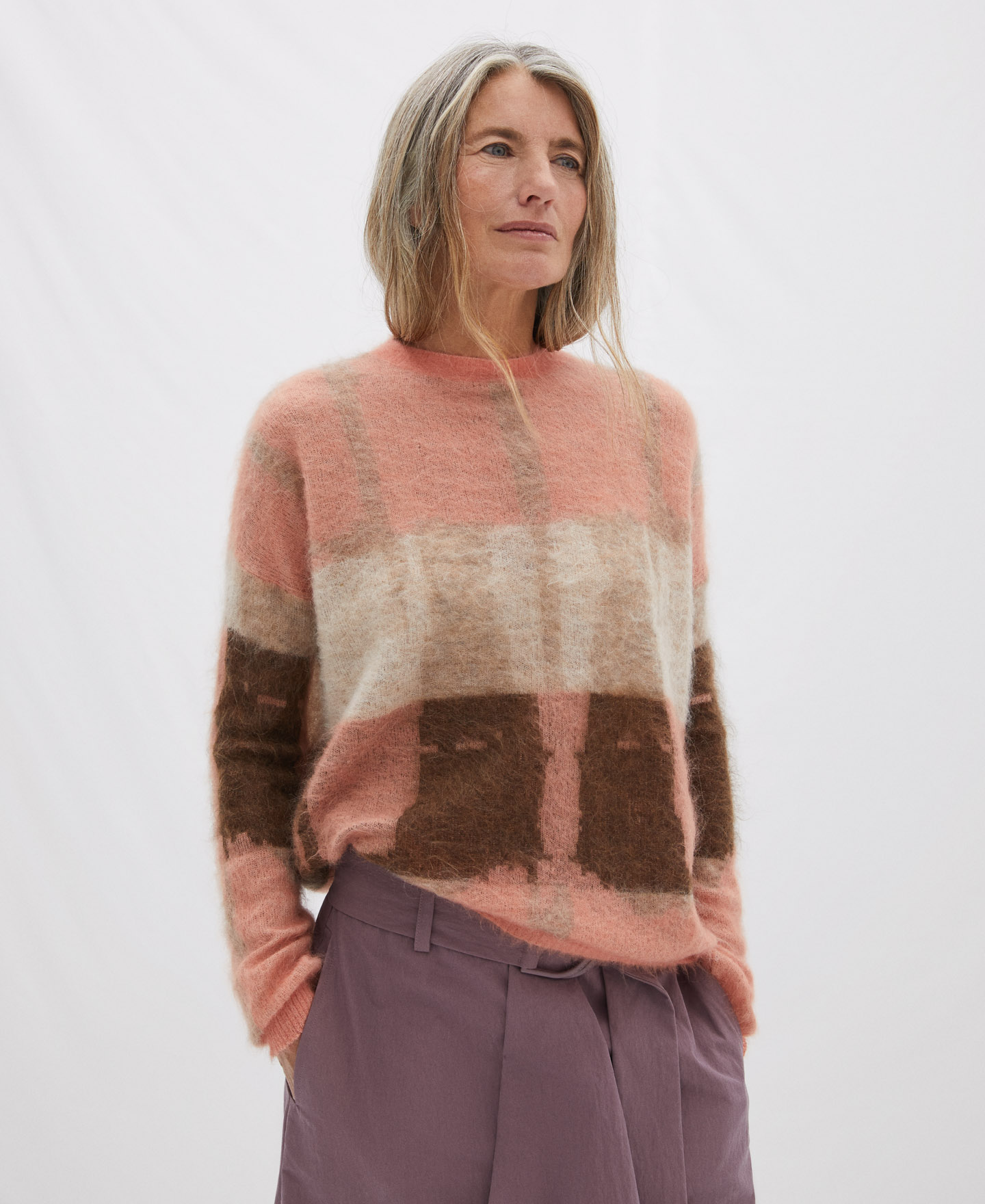 Carded mohair sweater image number 0