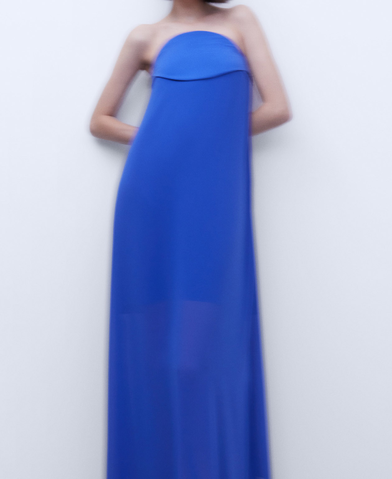 Asymmetric neckline dress image number 5