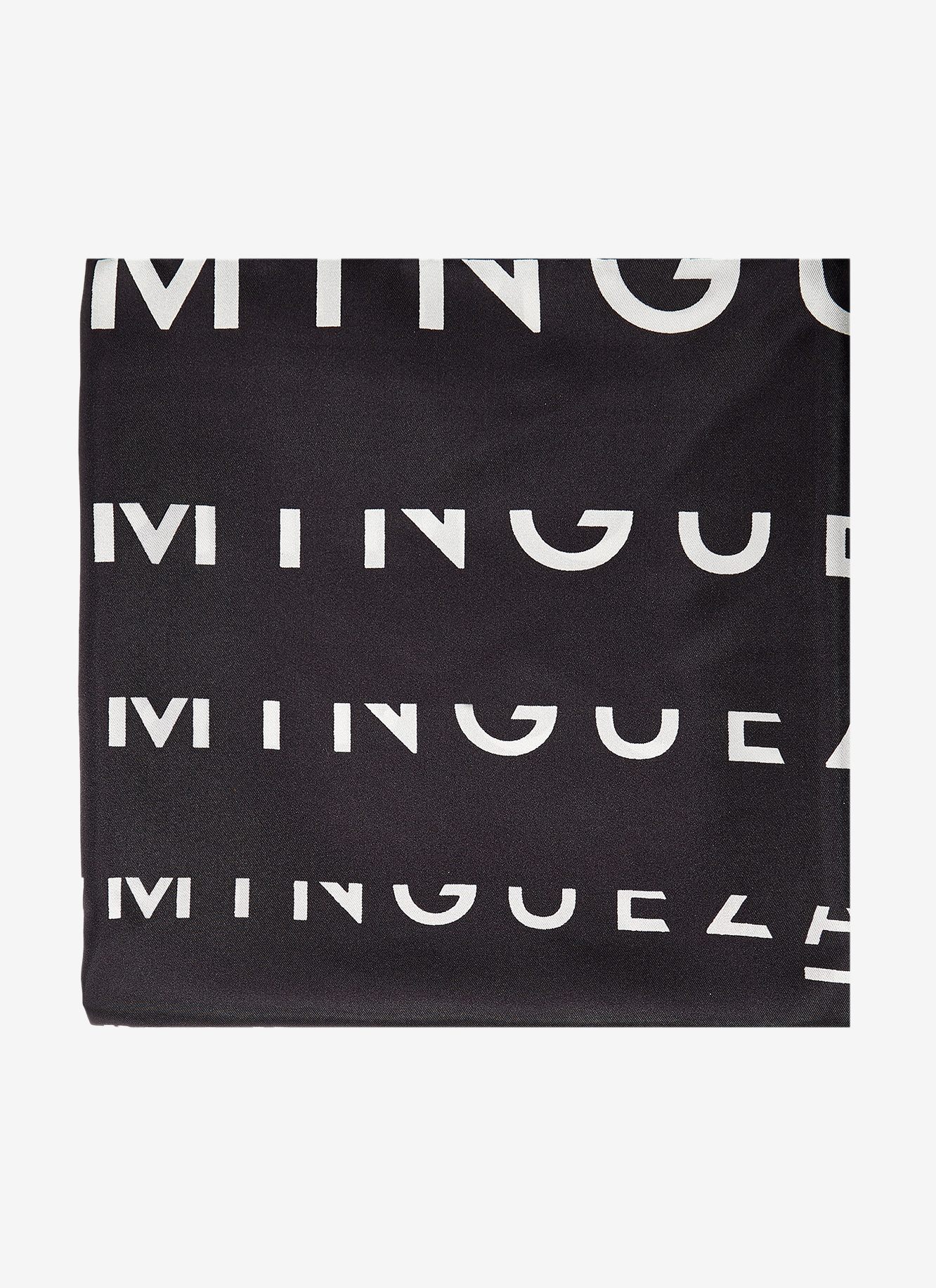 Silk scarf with logo image number 0