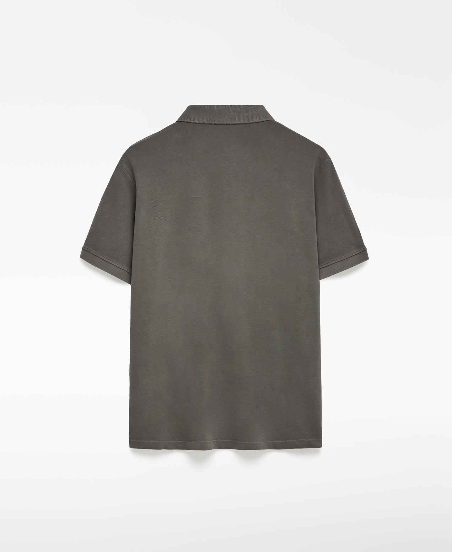 Cotton piqué regular fit polo shirt man image number 1