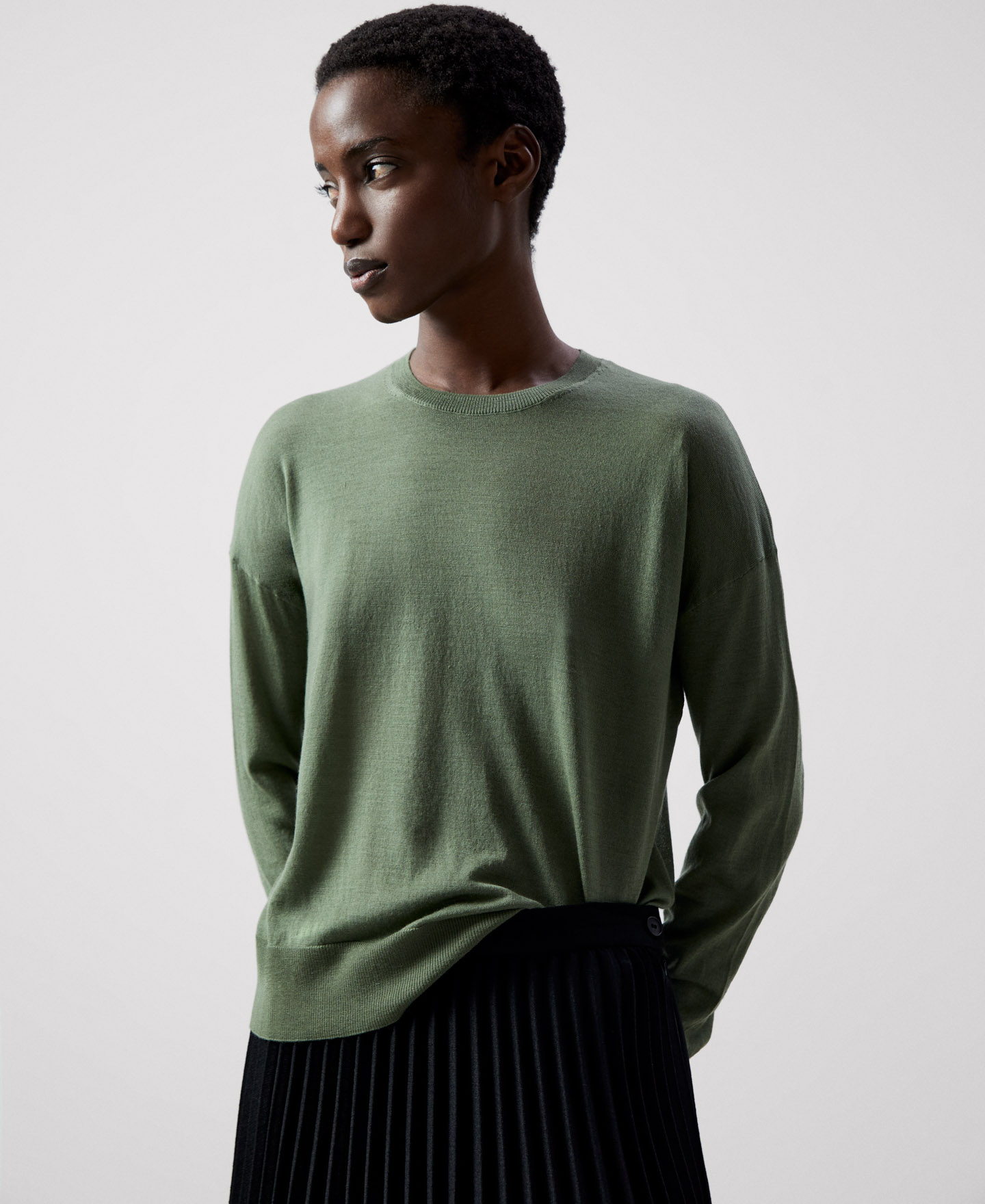 Merino wool sweater image number 0