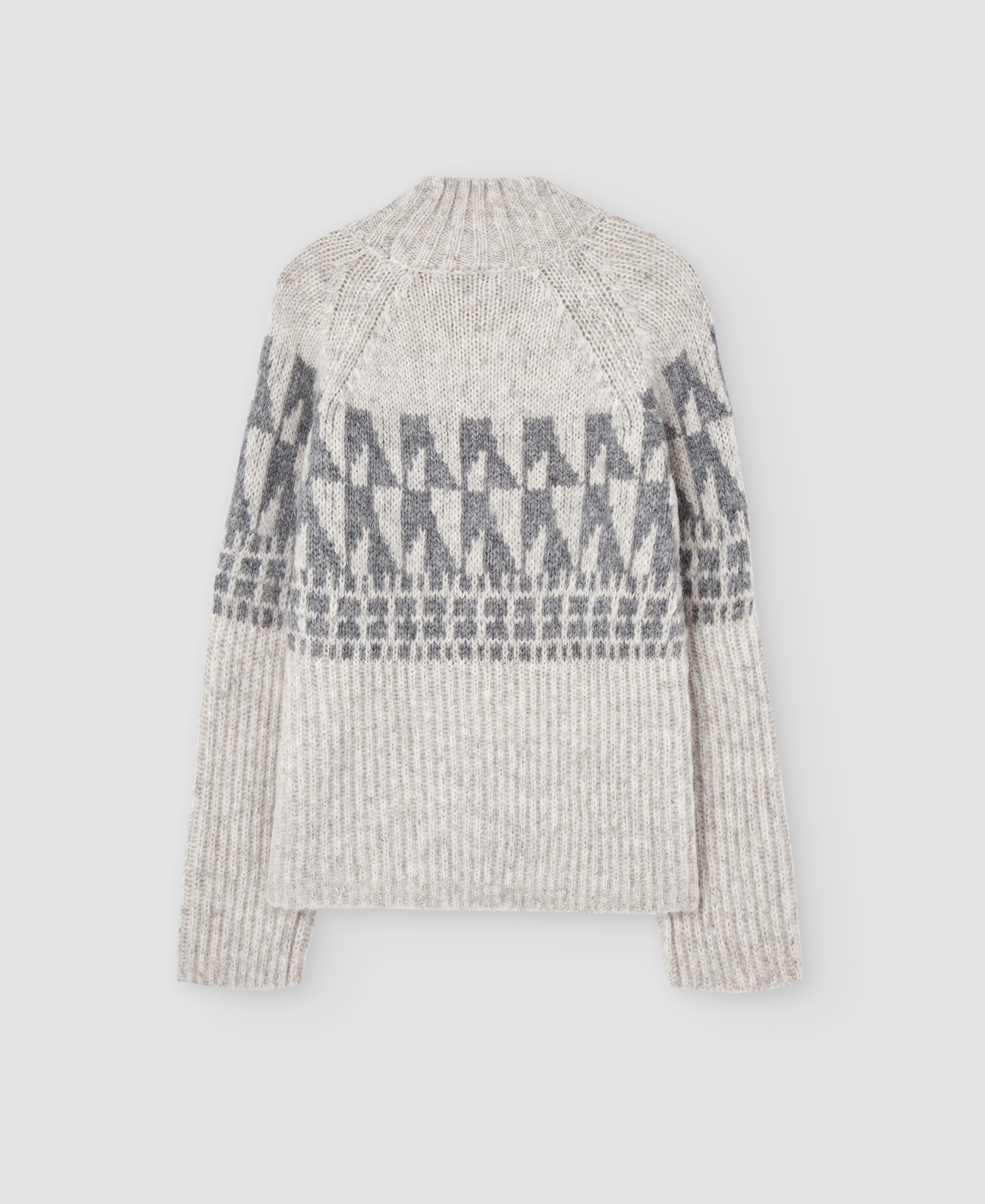 Merino wool jacquard sweater image number 5