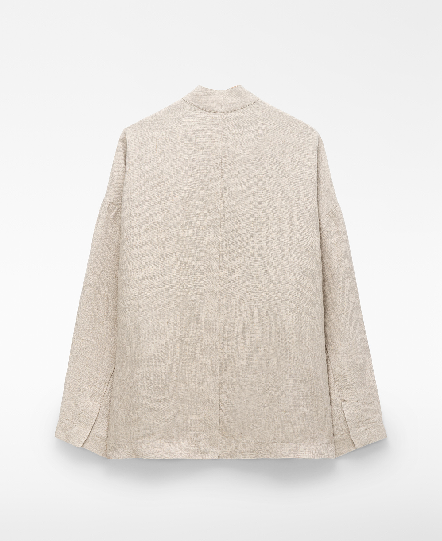 European linen wrap kimono jacket image number 5