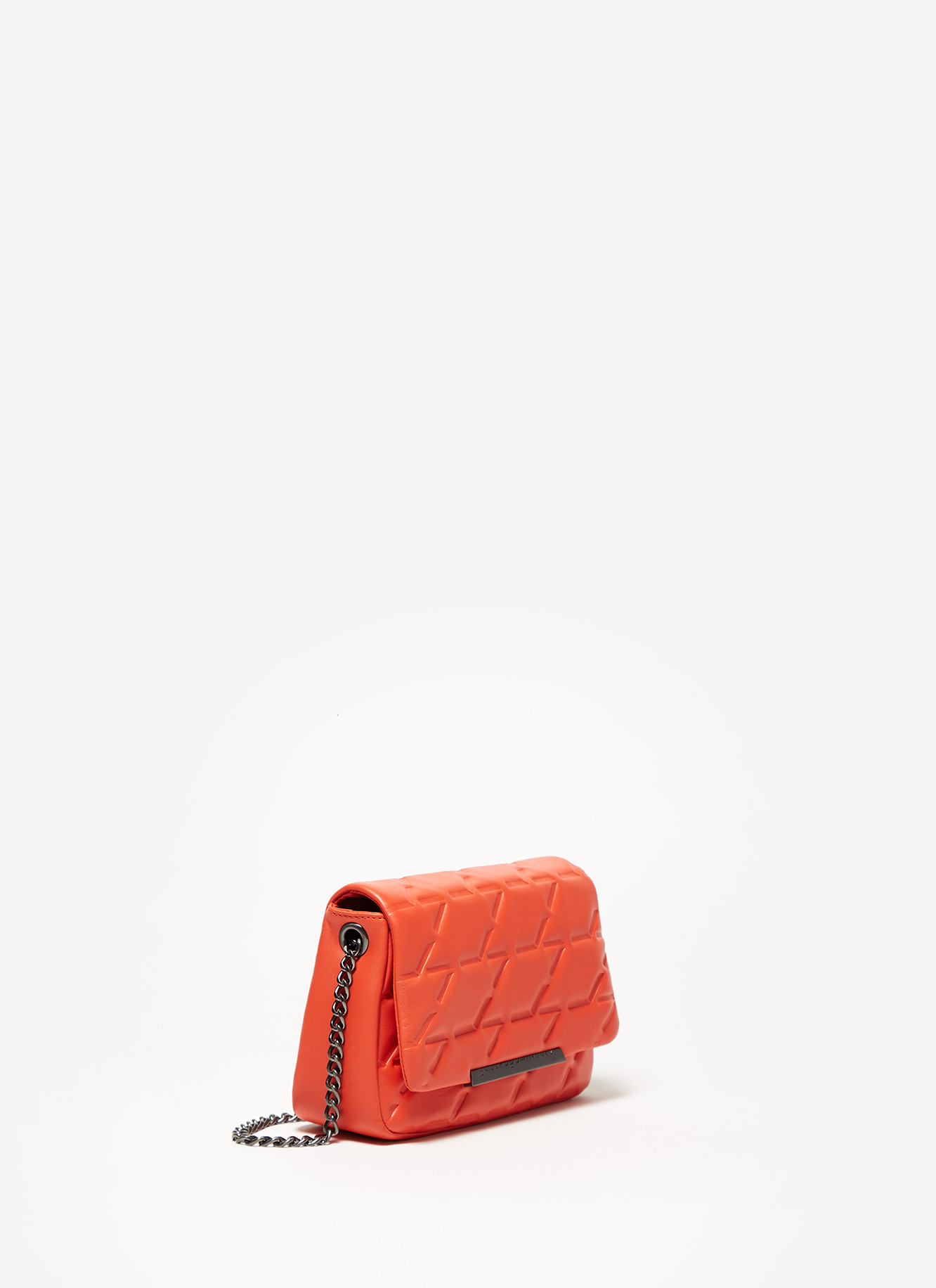 Medium quilted leather flapped bag image number 1
