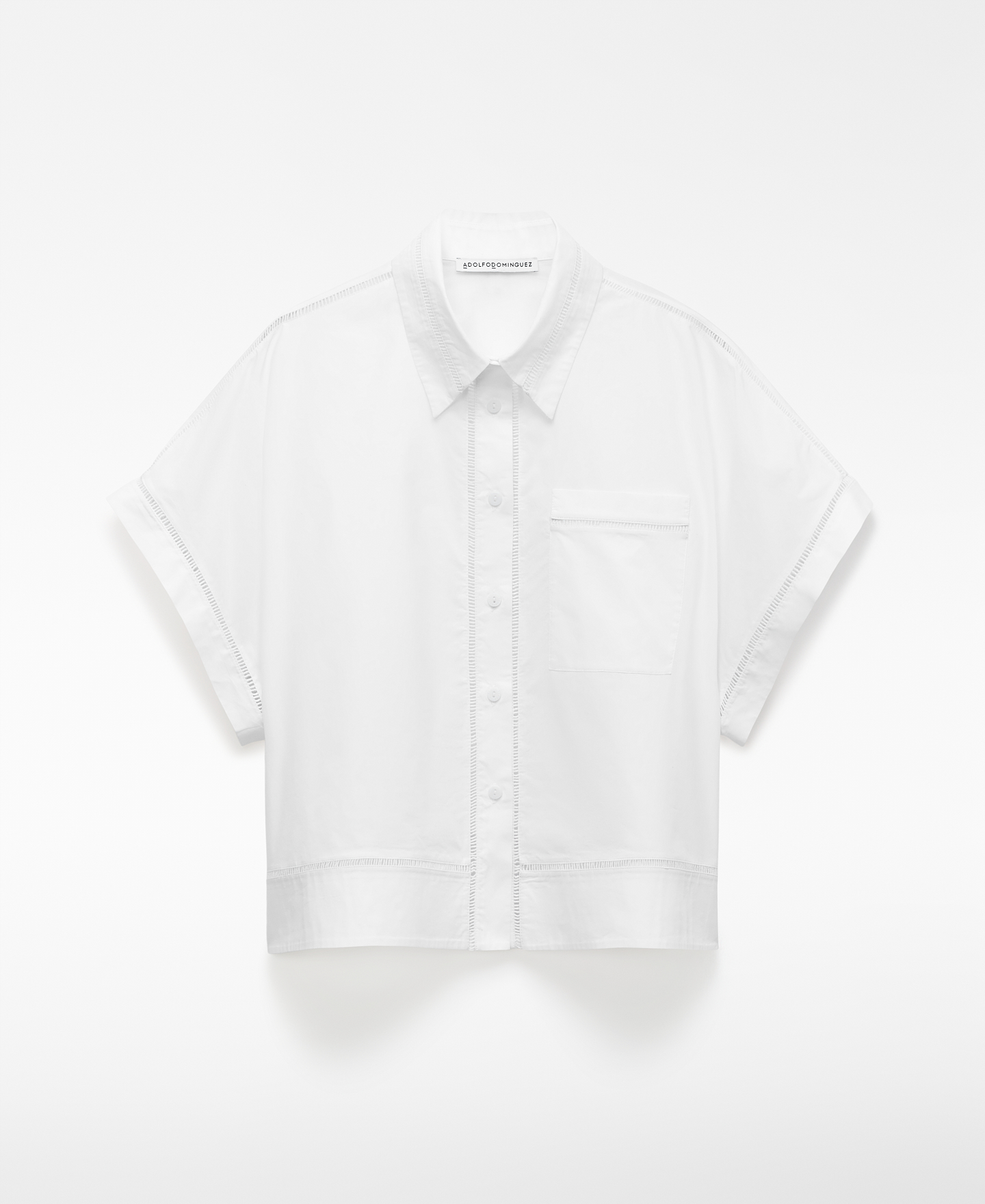 Camisa entred&oacute;s algod&oacute;n image number 4