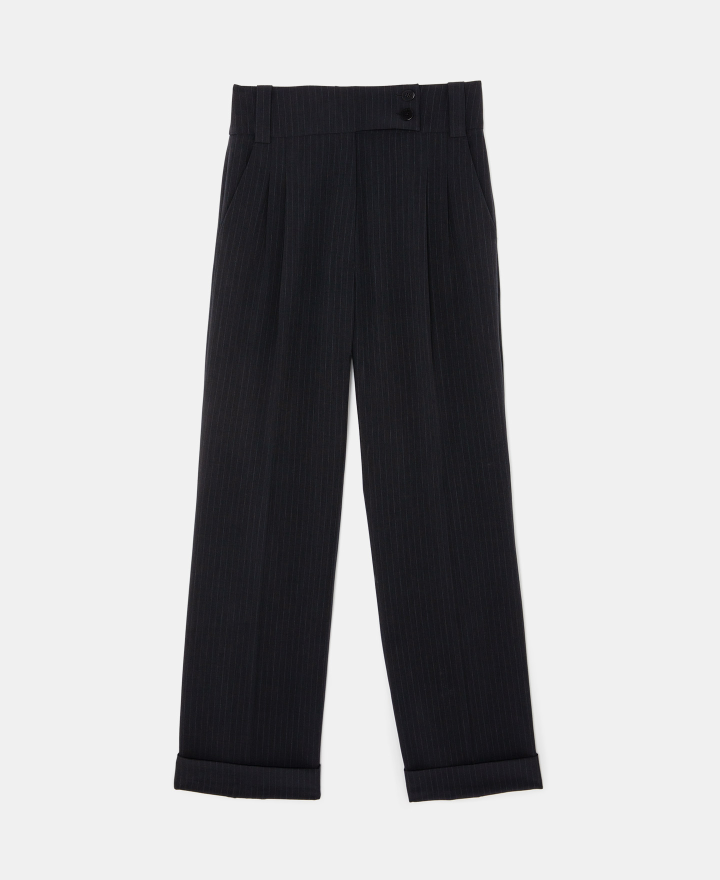 Pantalón tiro alto raya diplomática image number 4