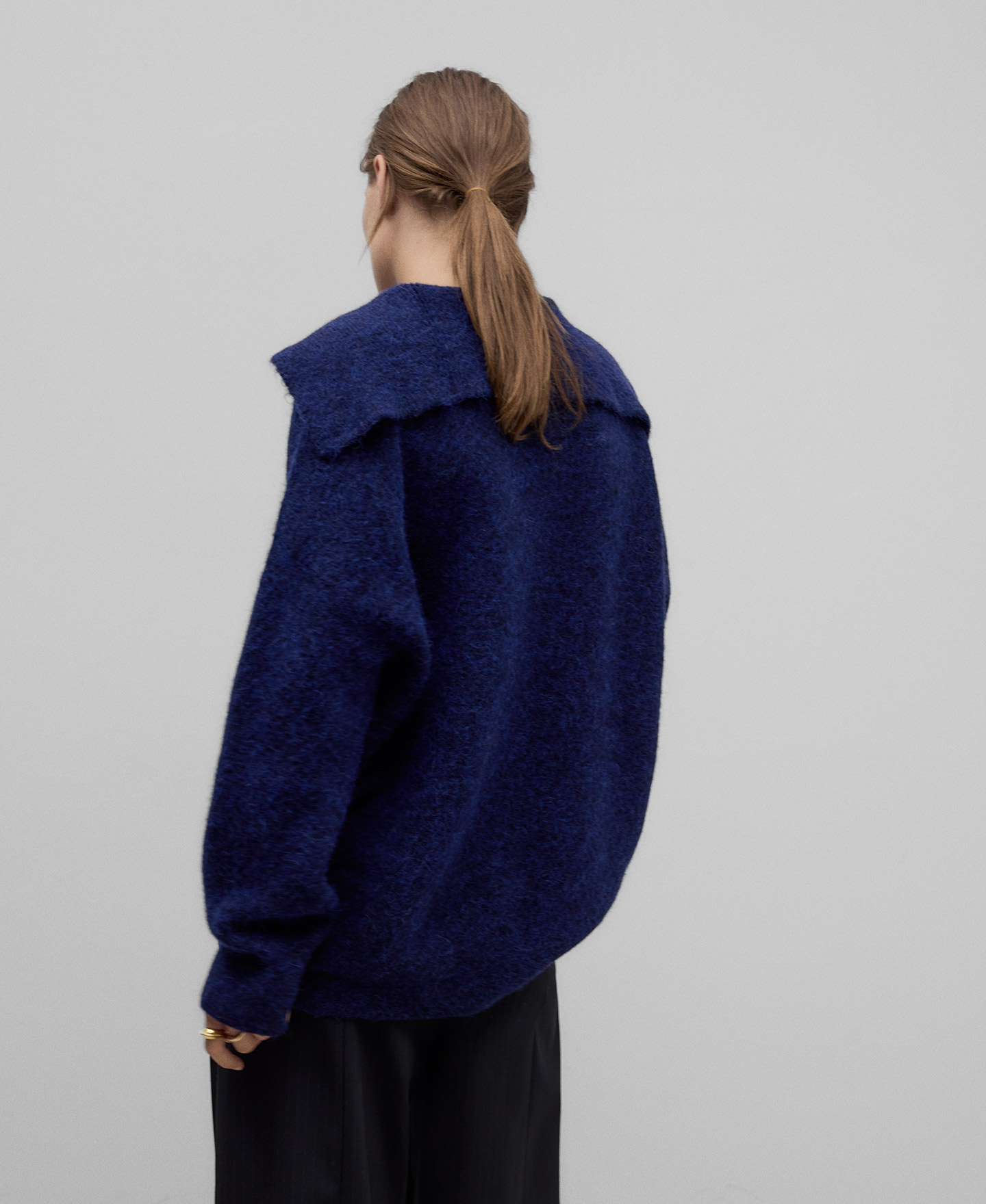 Merino wool perkins neck sweater woman image number 2