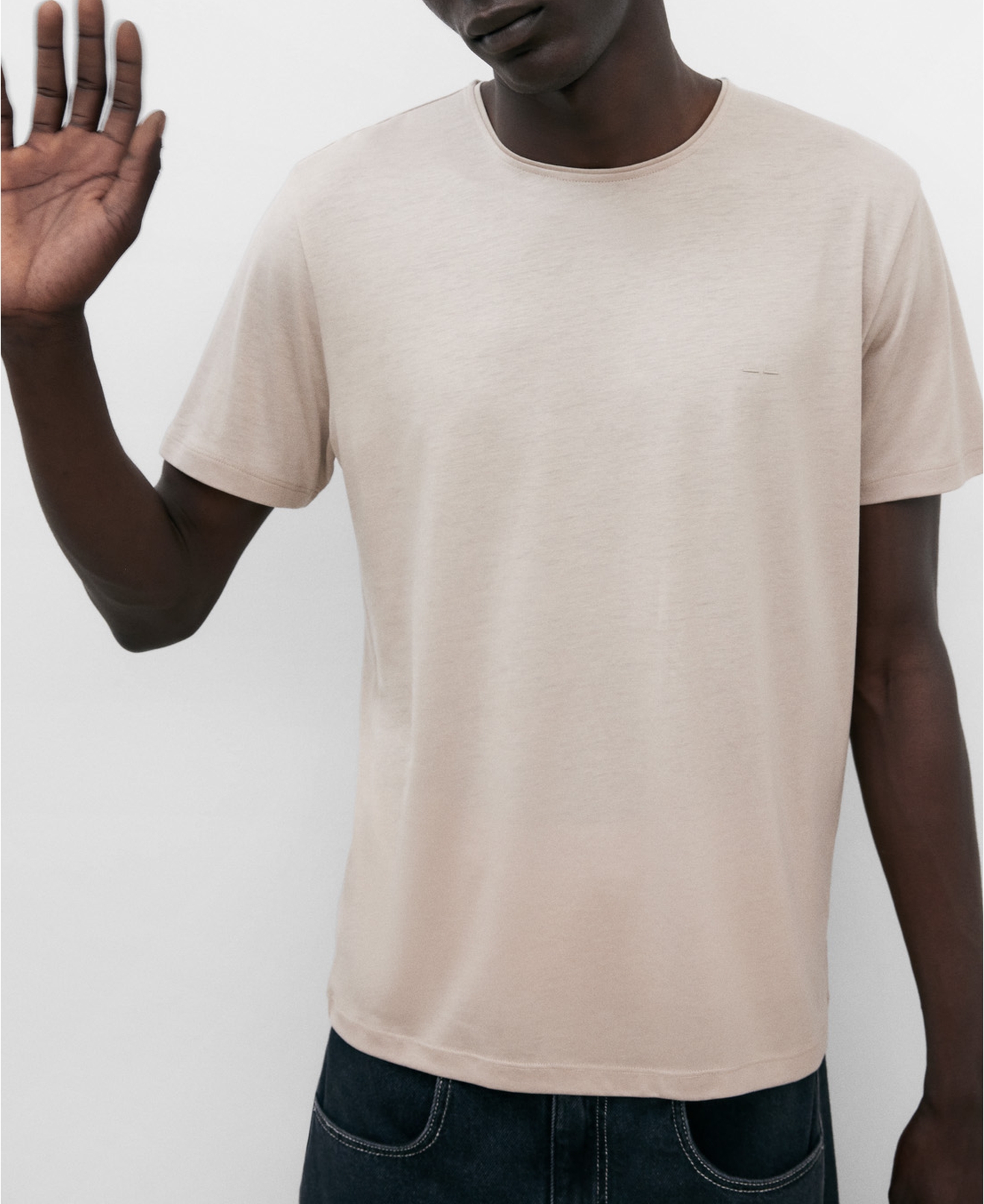 Crew neck T-shirt image number 0