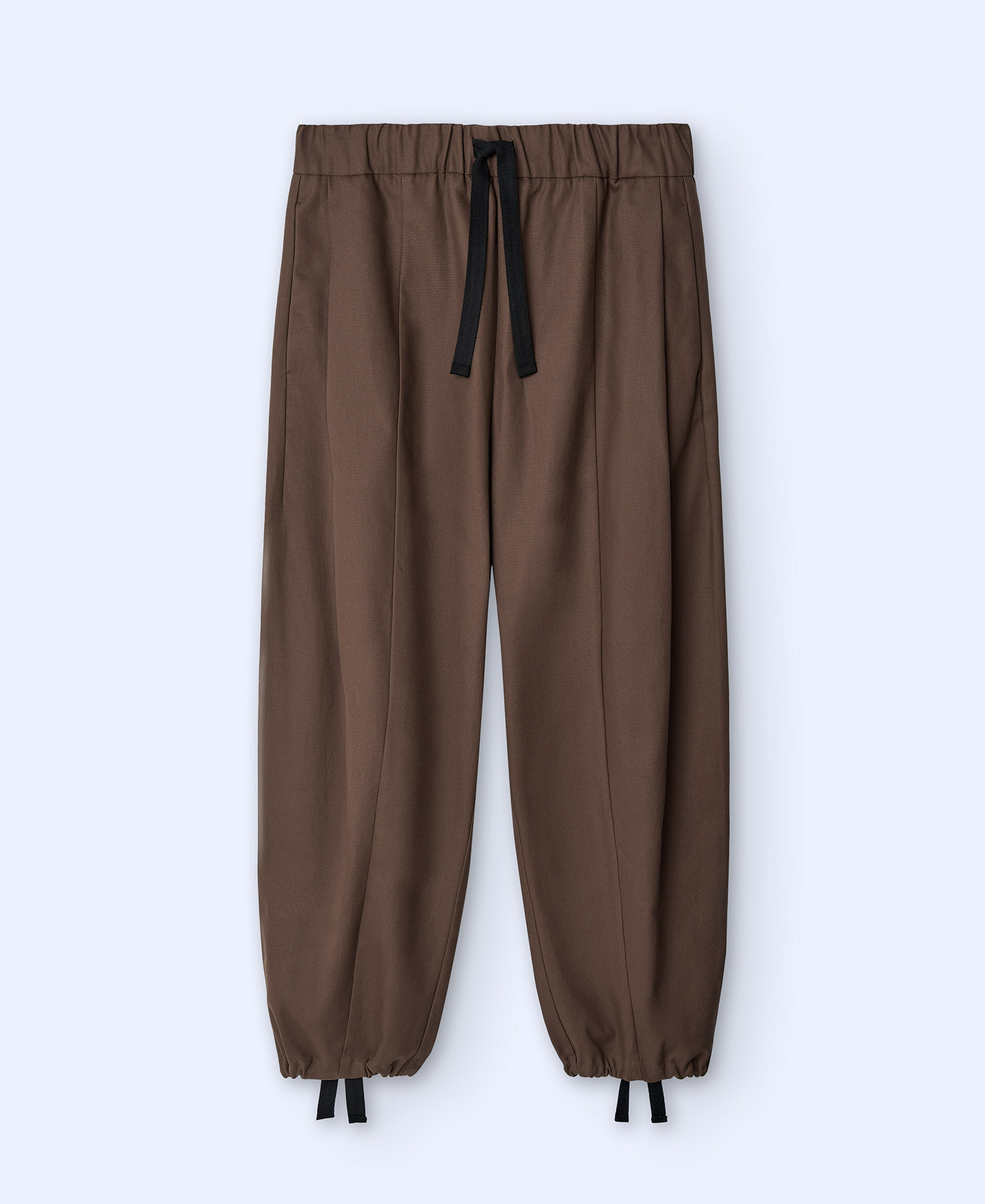 Waxed cotton oversize trousers image number 4