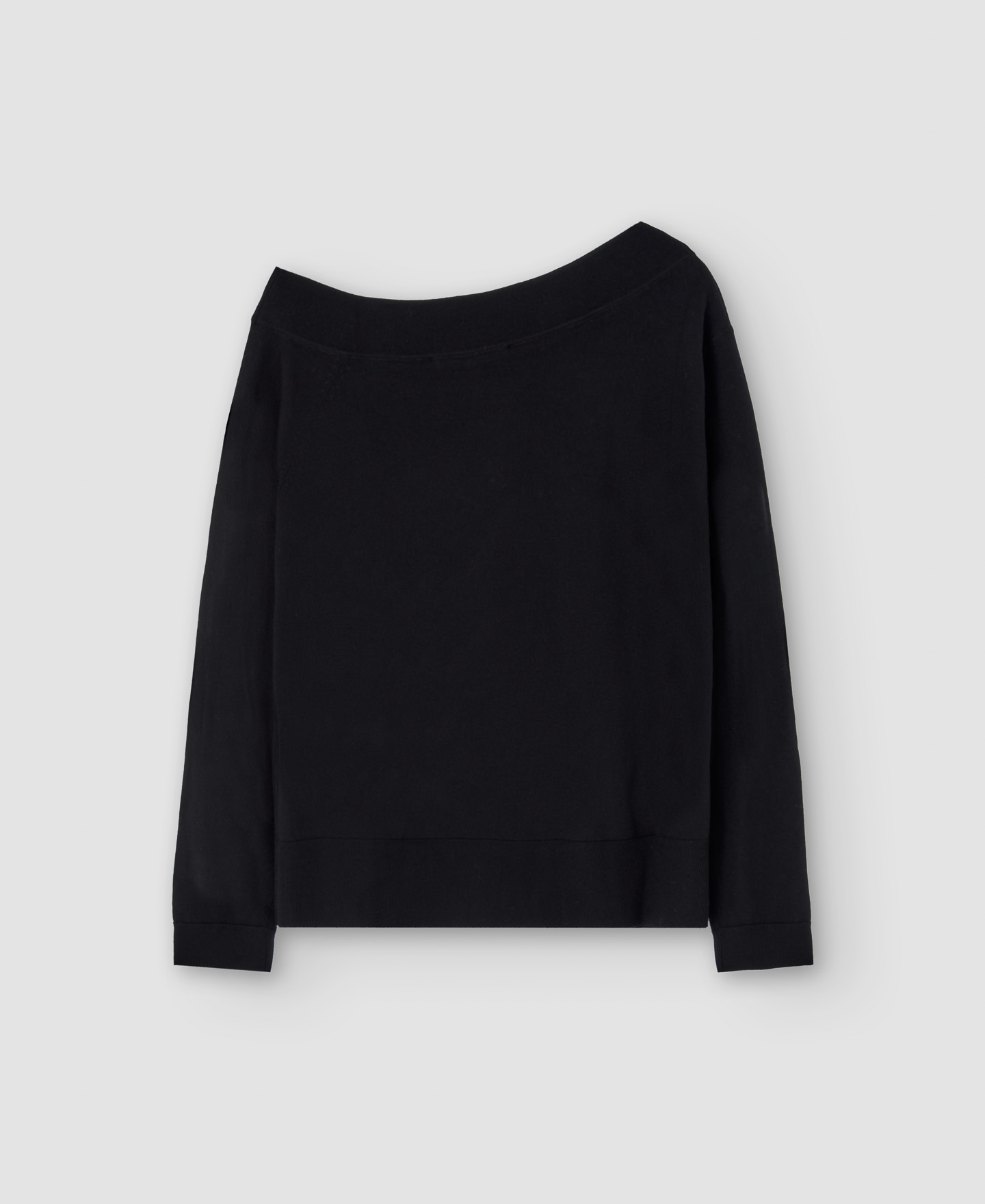 Merino wool asymmetric sweater image number 5