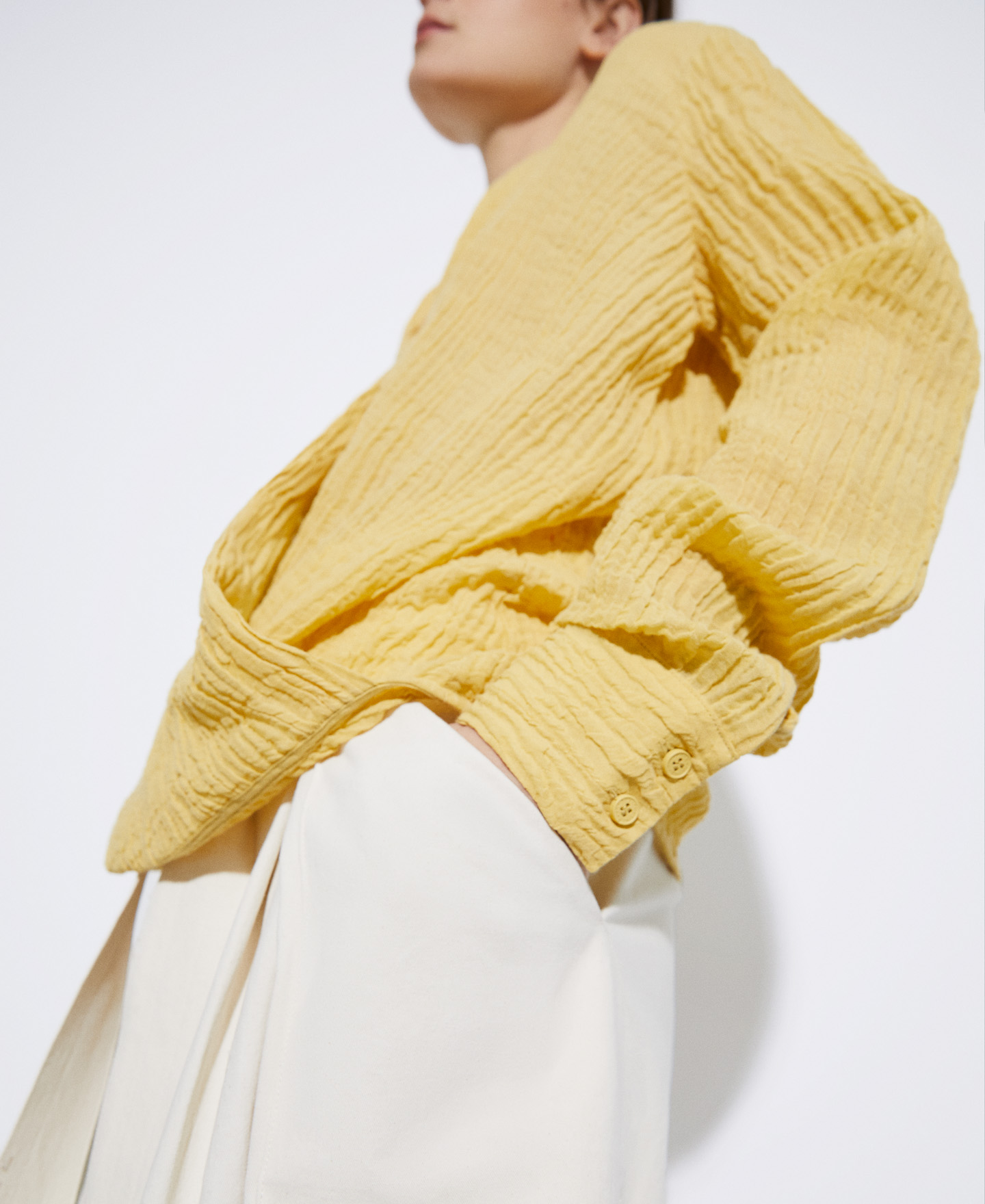 Ramie and cotton heron blouse image number 3