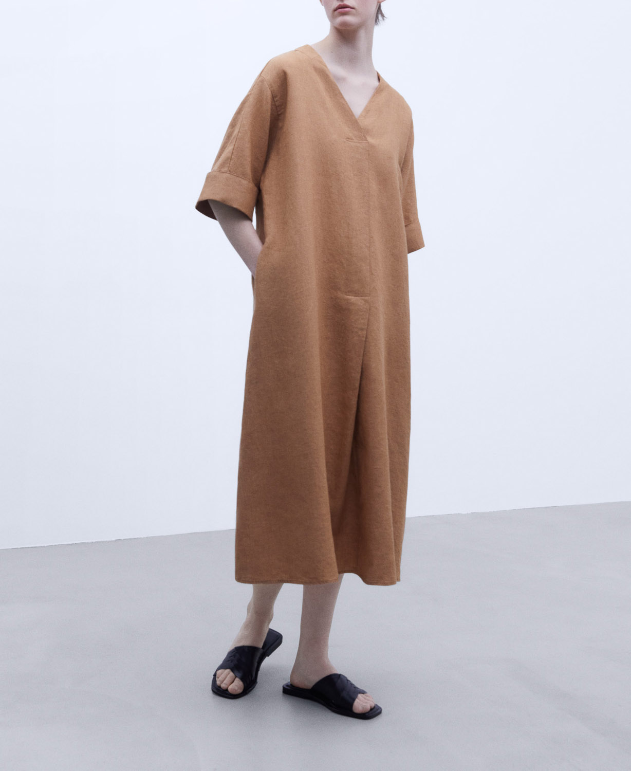 European linen dress image number 0