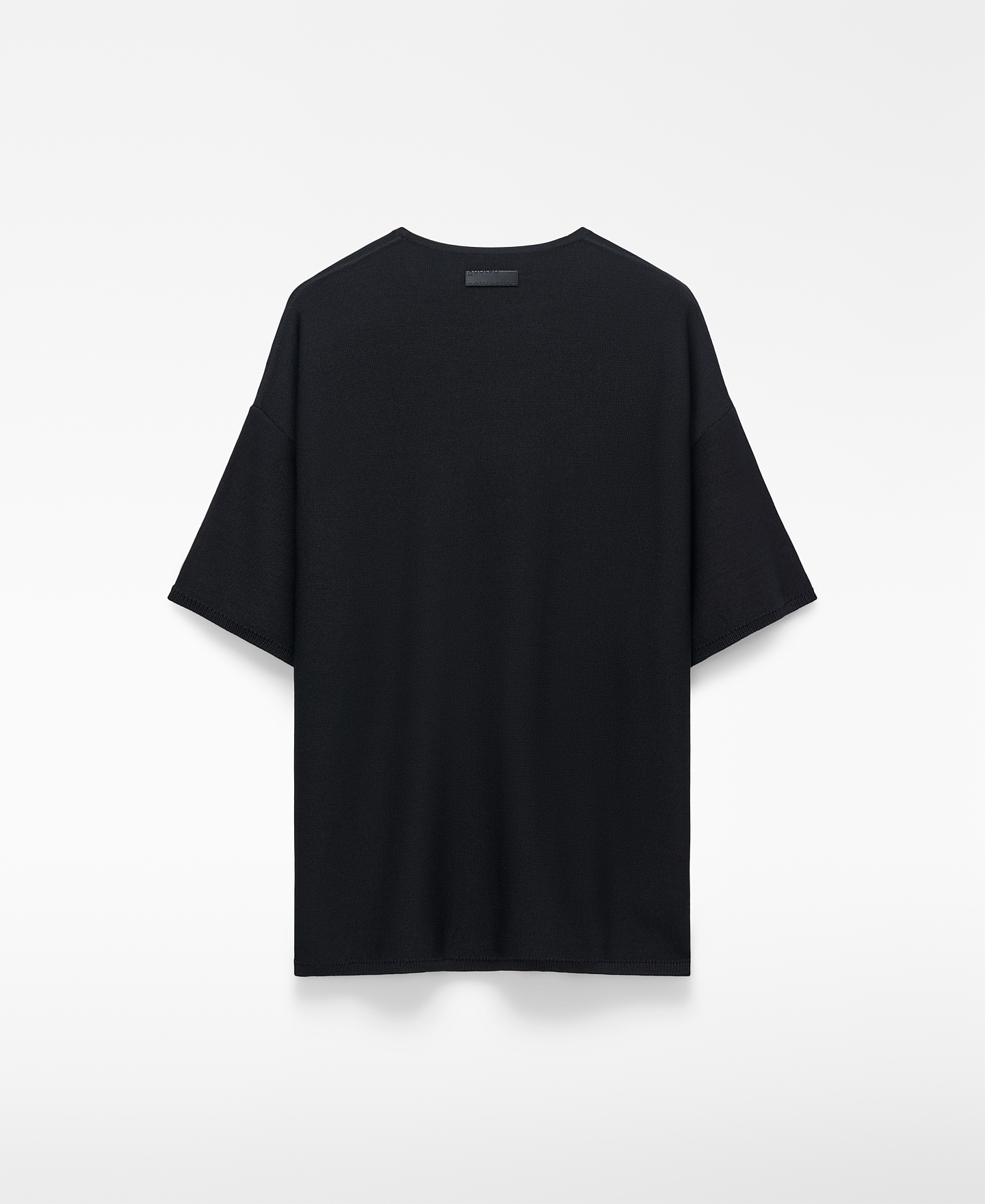 Raffia detail short sleeve sweater man image number 5