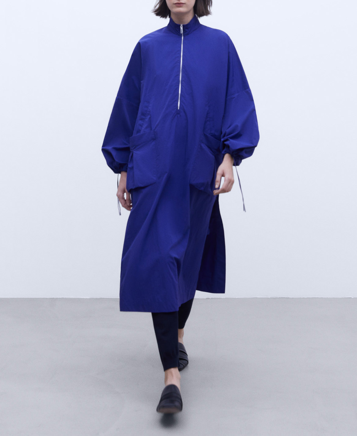 Long nylon dress image number 1