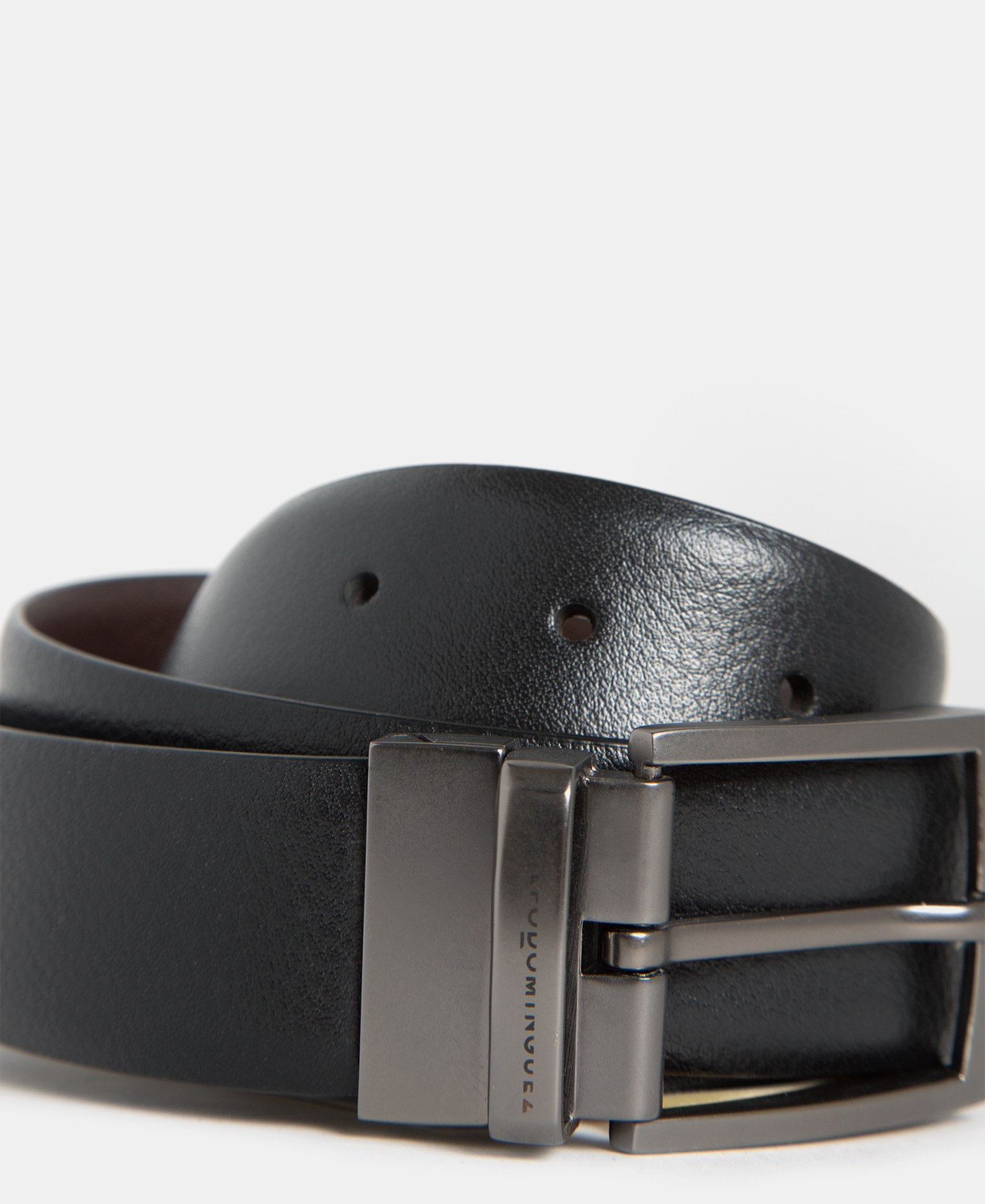 Reversible leather belt image number 2