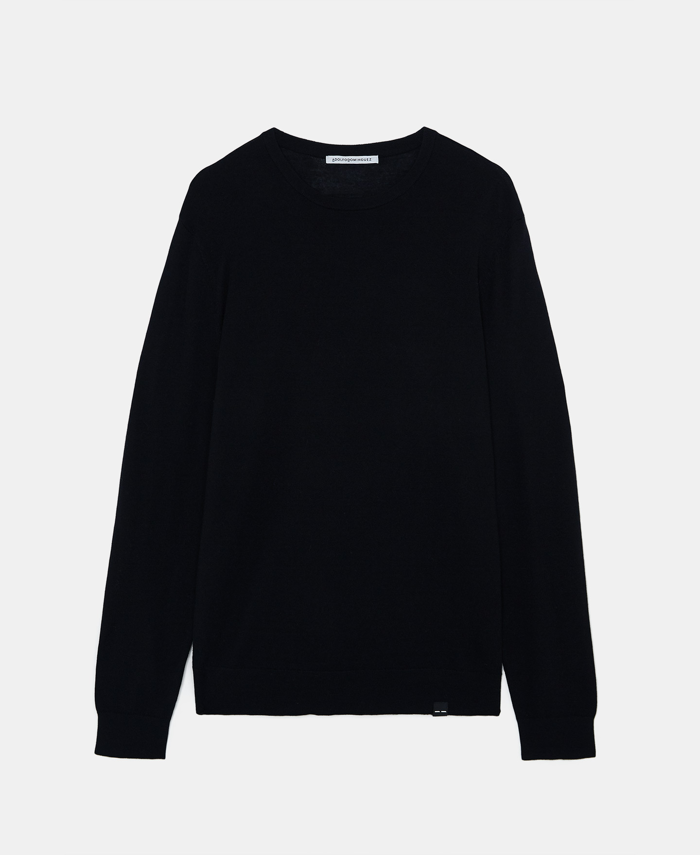 Merino wool crew neck sweater image number 4