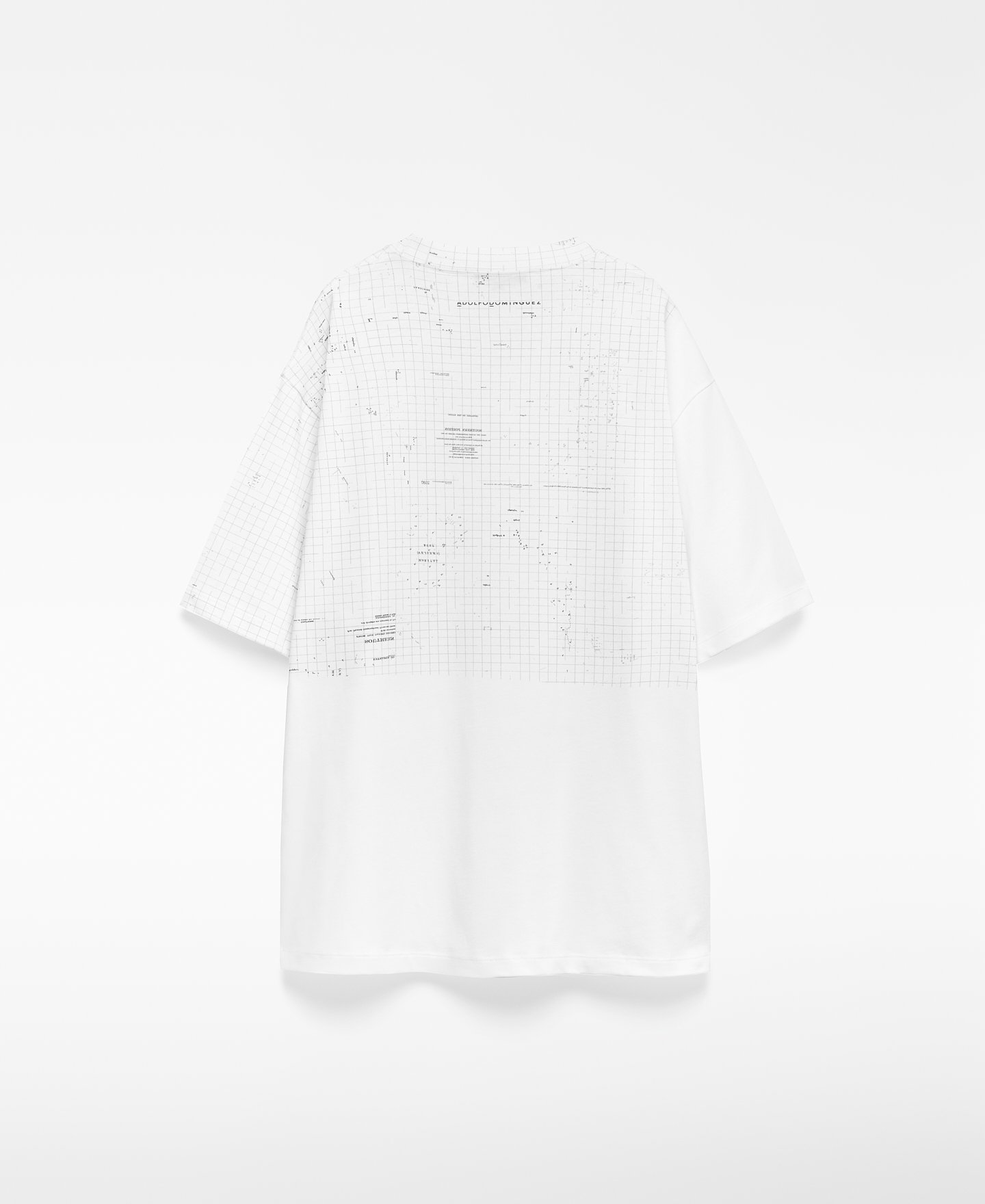 Map-printed organic cotton T-shirt woman image number 1