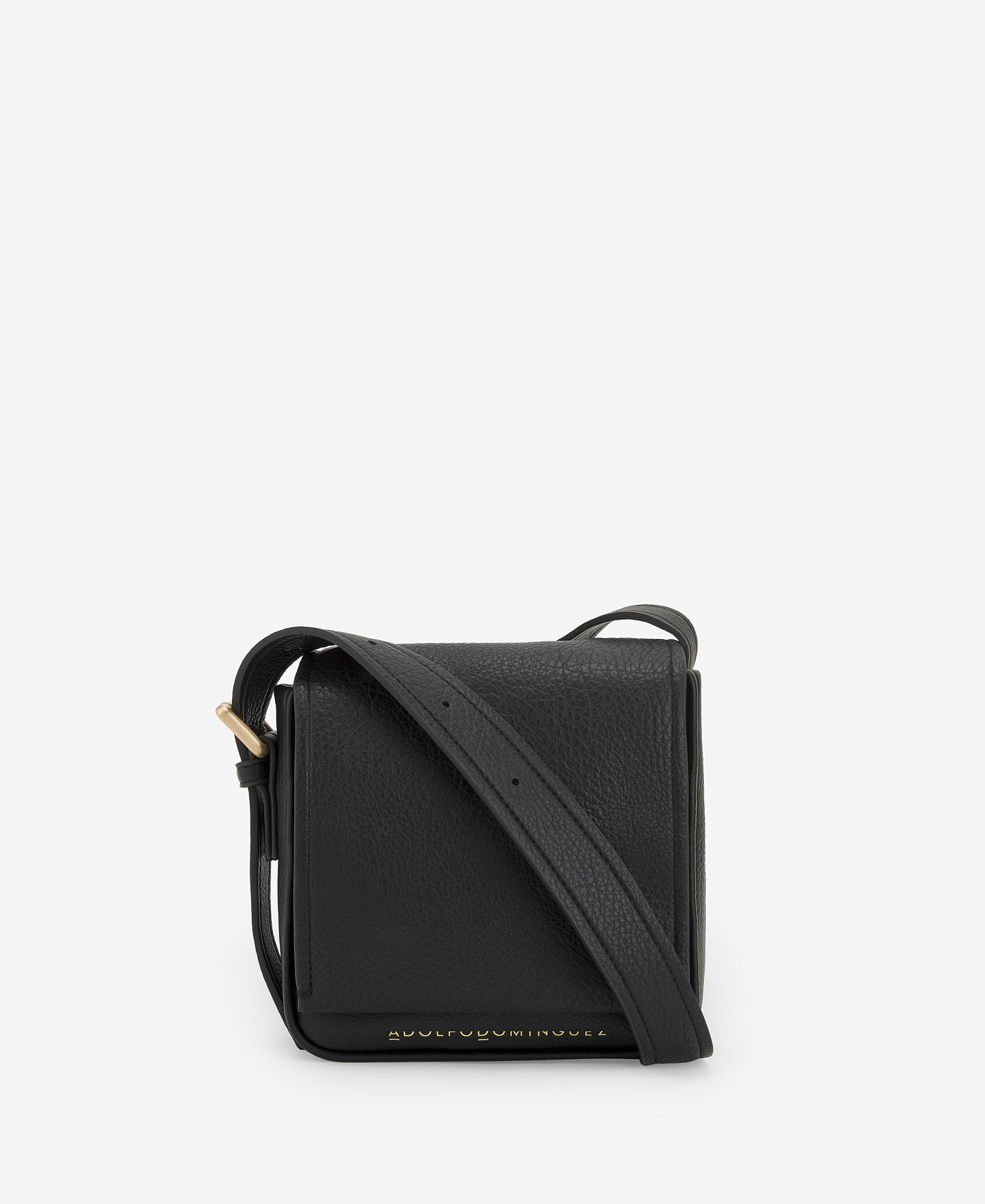 Small shoulder bag in grain texture image number 0