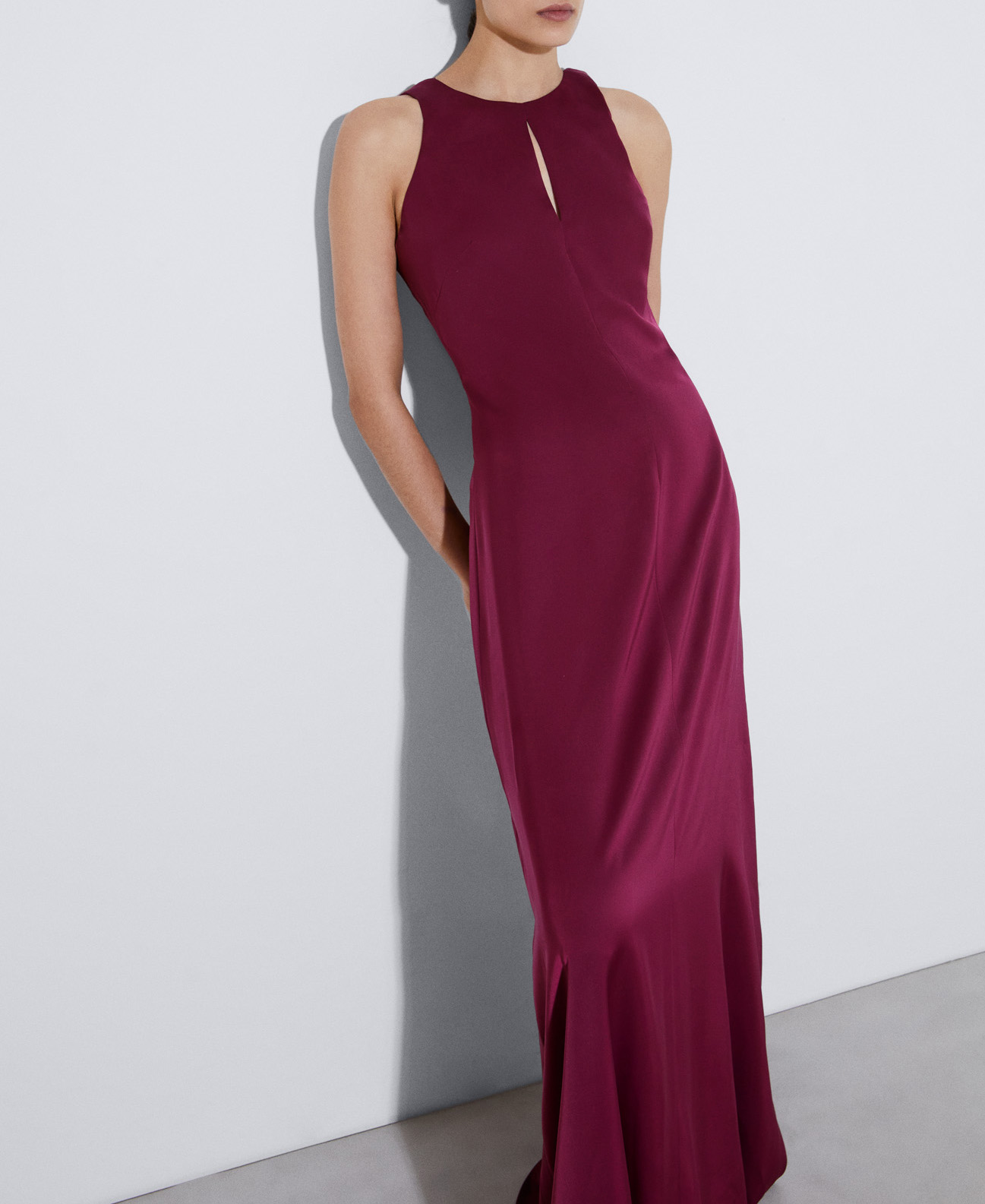 Open back long dress image number 1