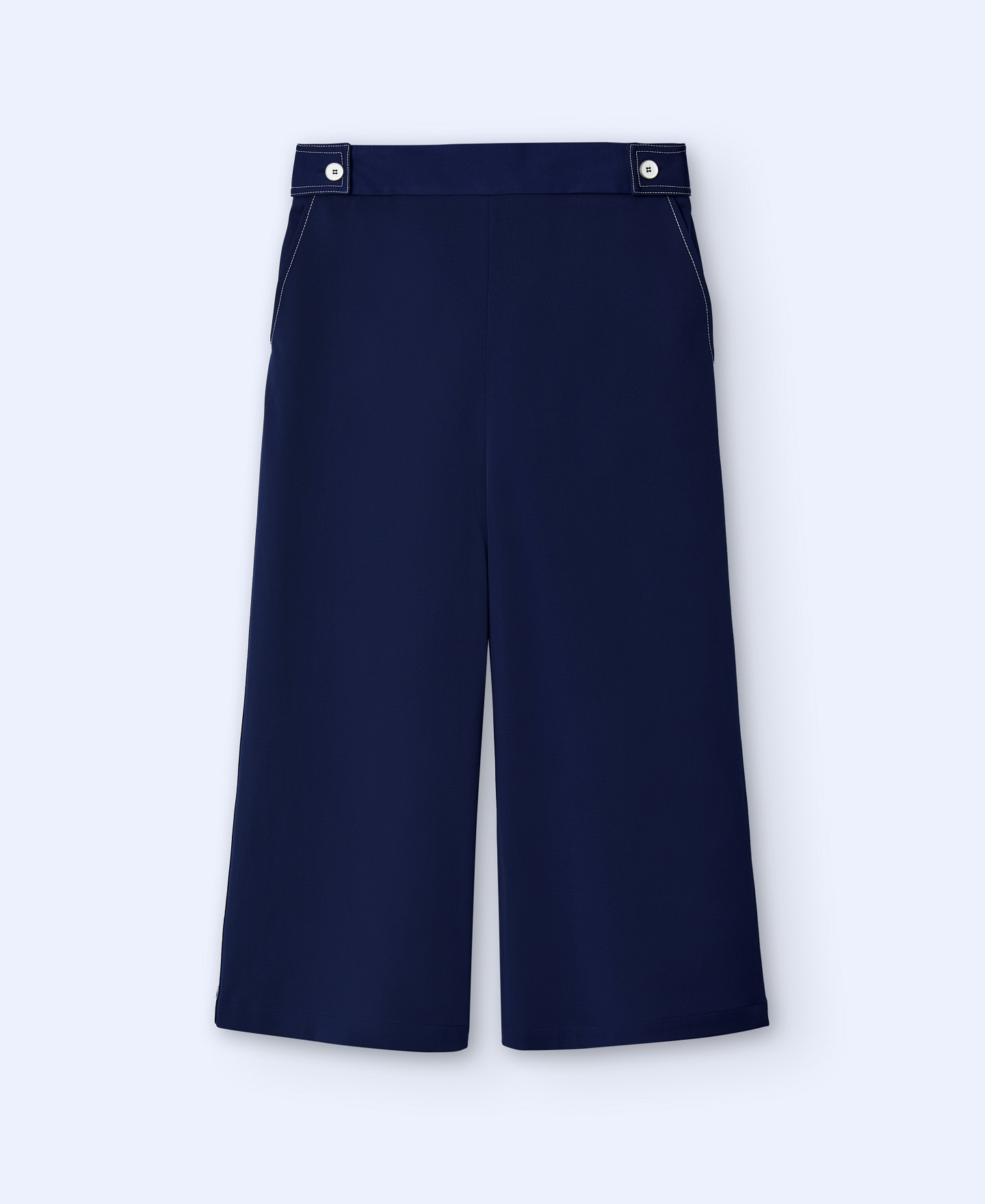 Pantalón culotte de corte ancho image number 4