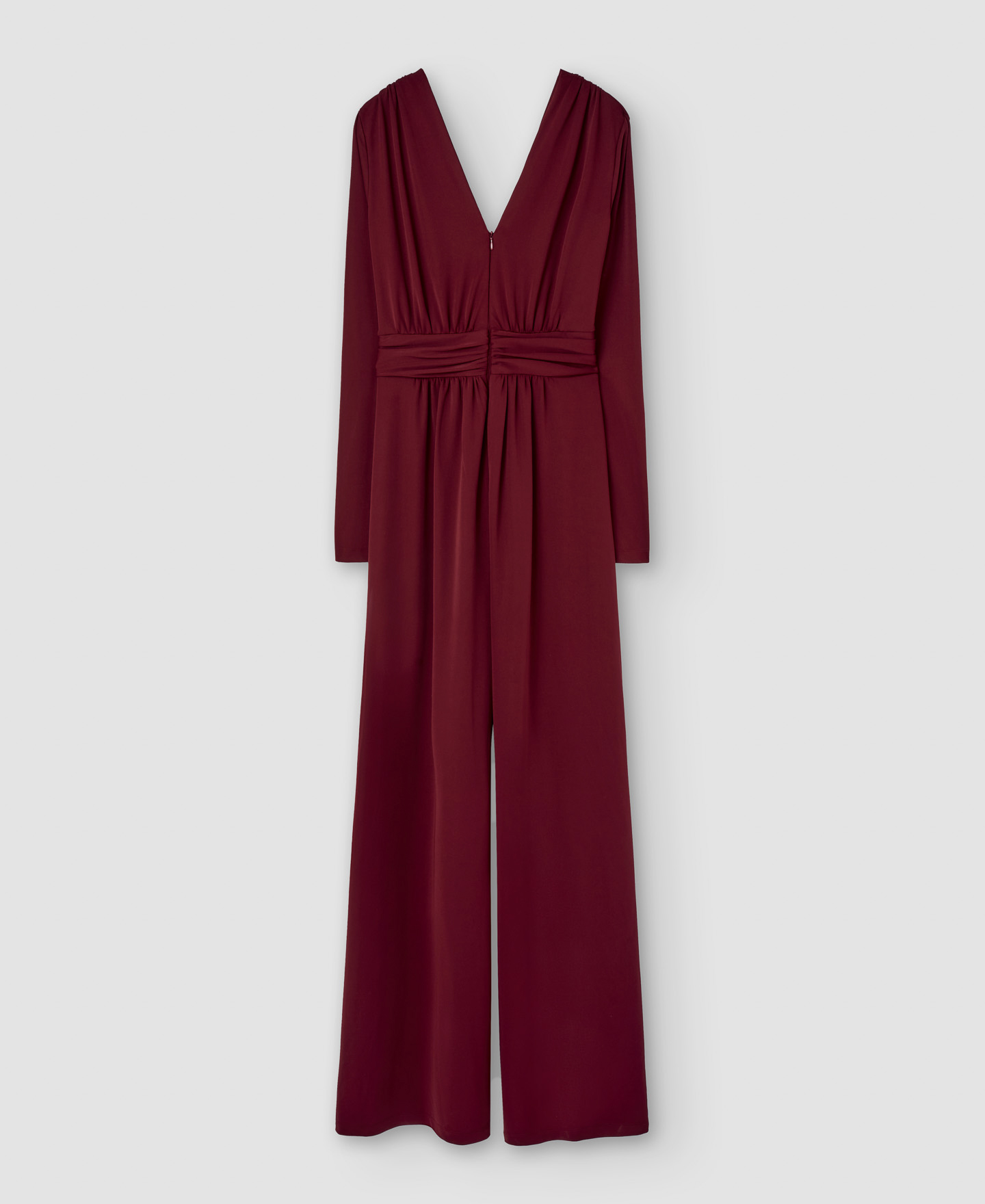V-neckline jumpsuit image number 5