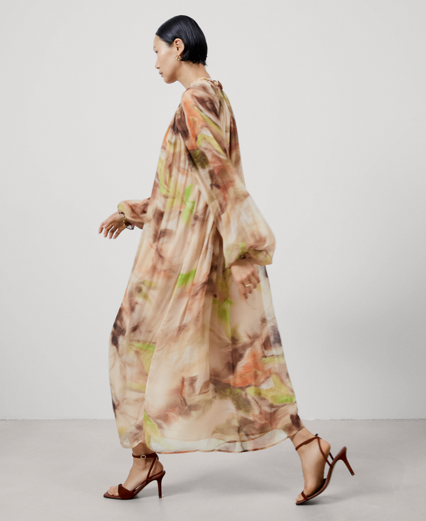 Print midi dress image number 5