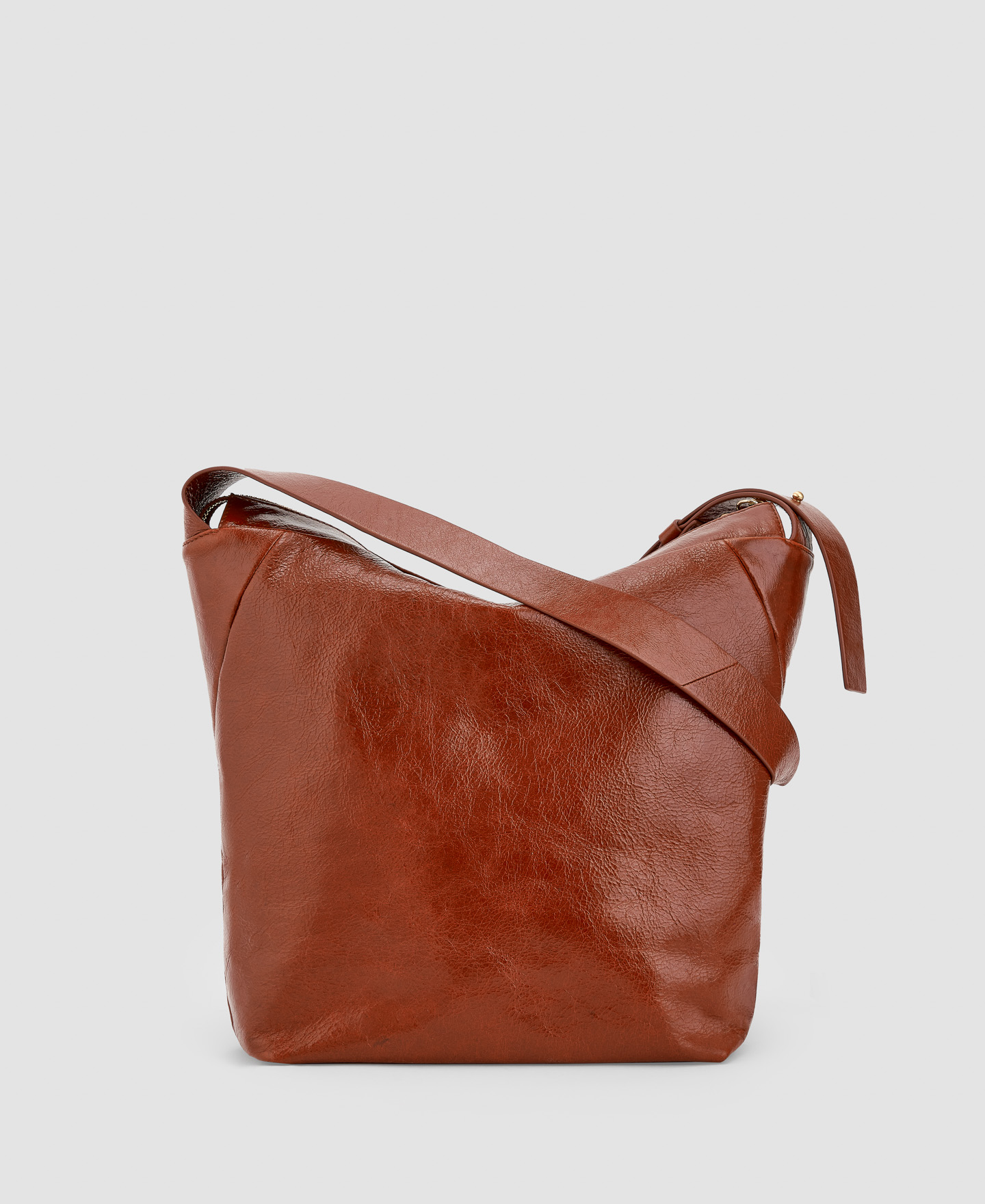 Responsible leather hobo image number 1