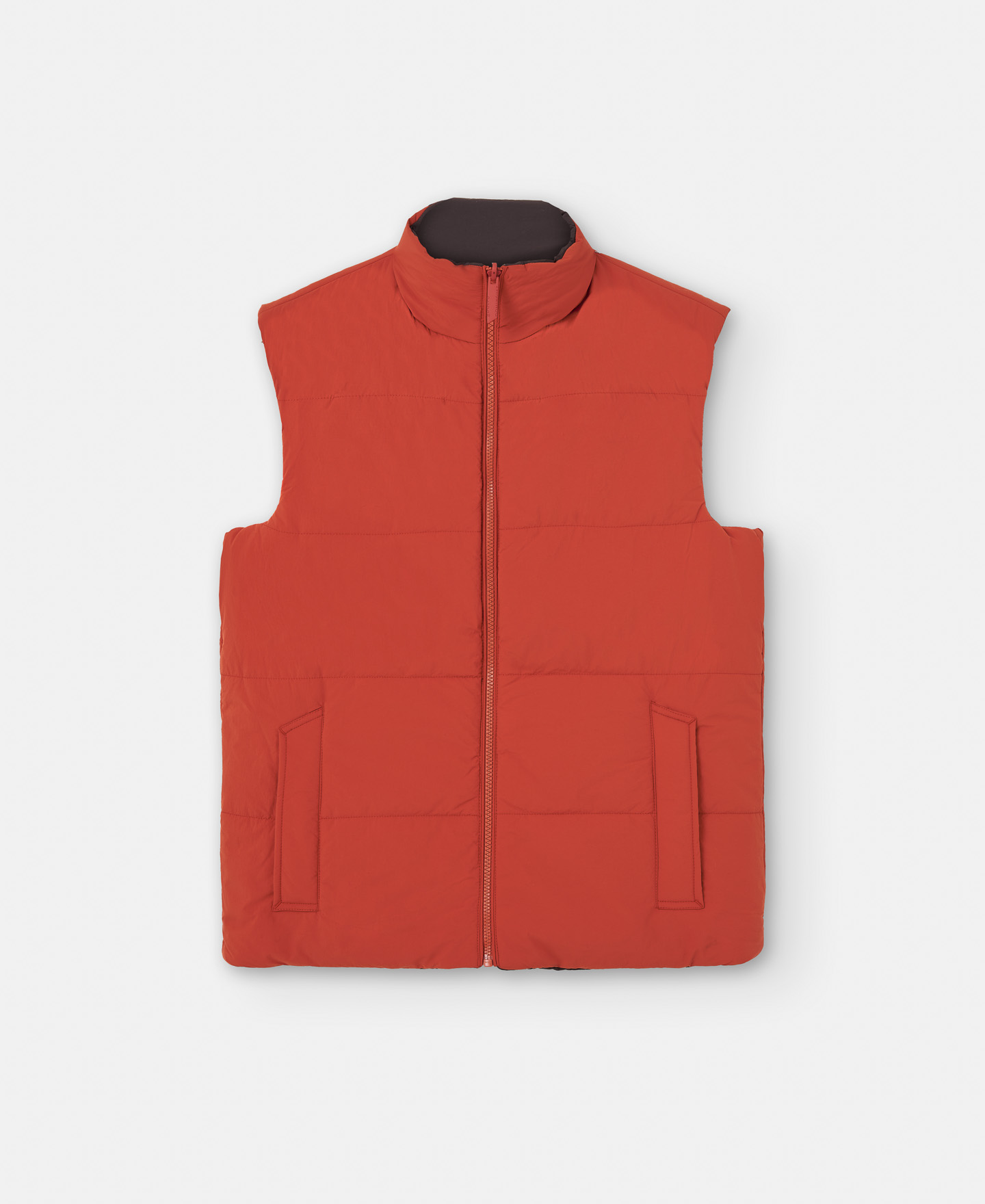 Reversible padded nylon vest image number 4