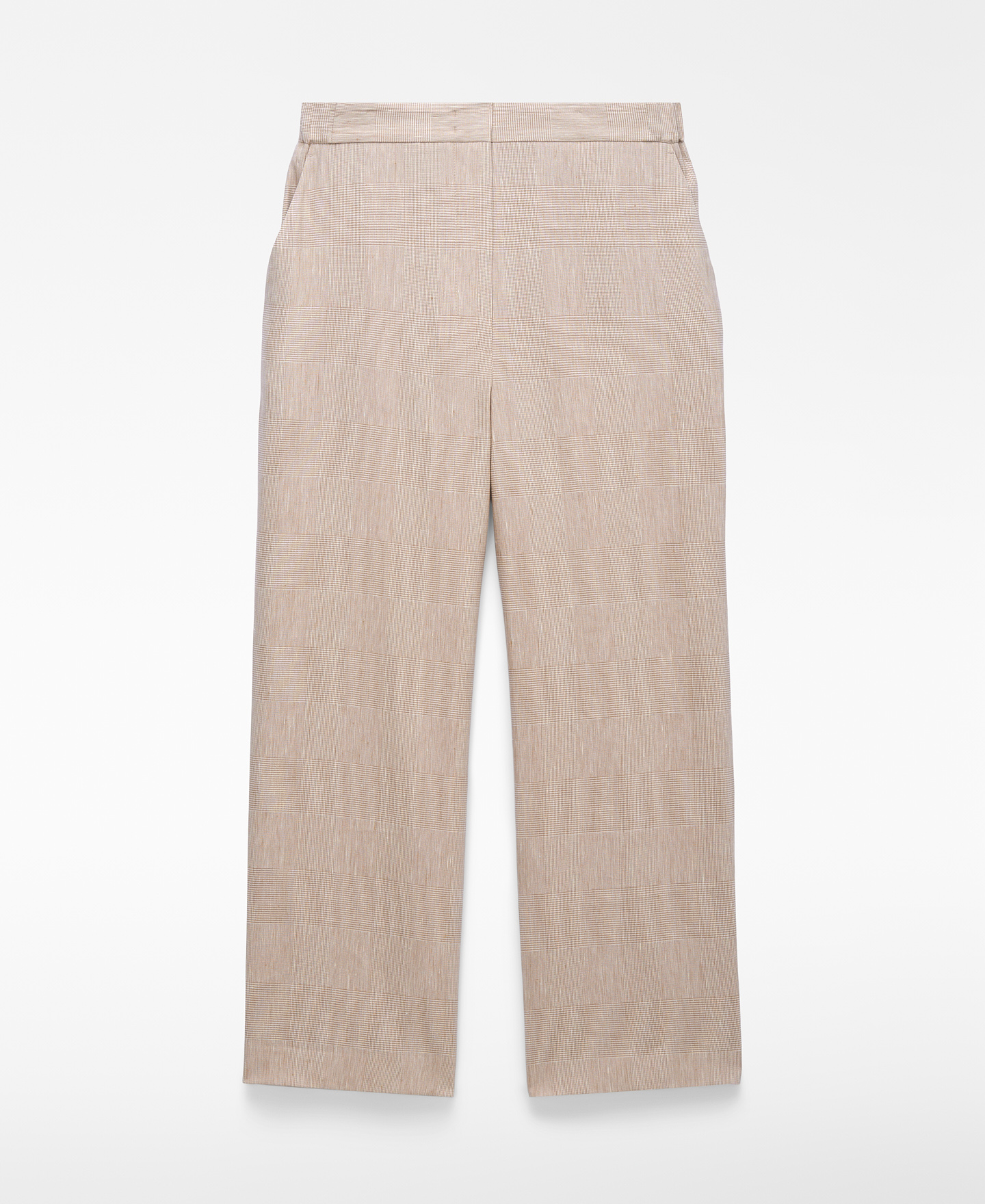 Microprint straight-leg trousers image number 4