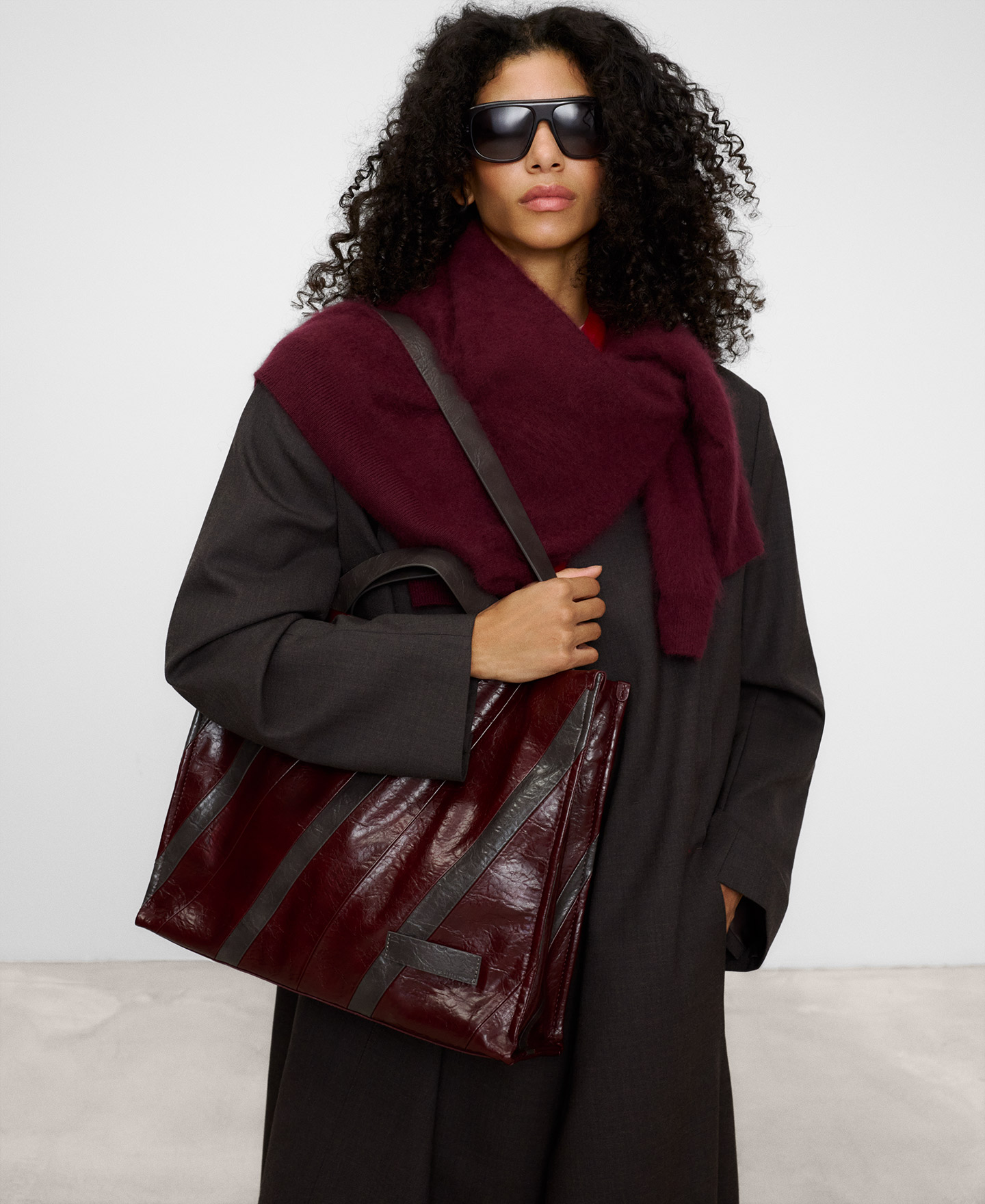 Patchwork maxi shopper bag image number 5
