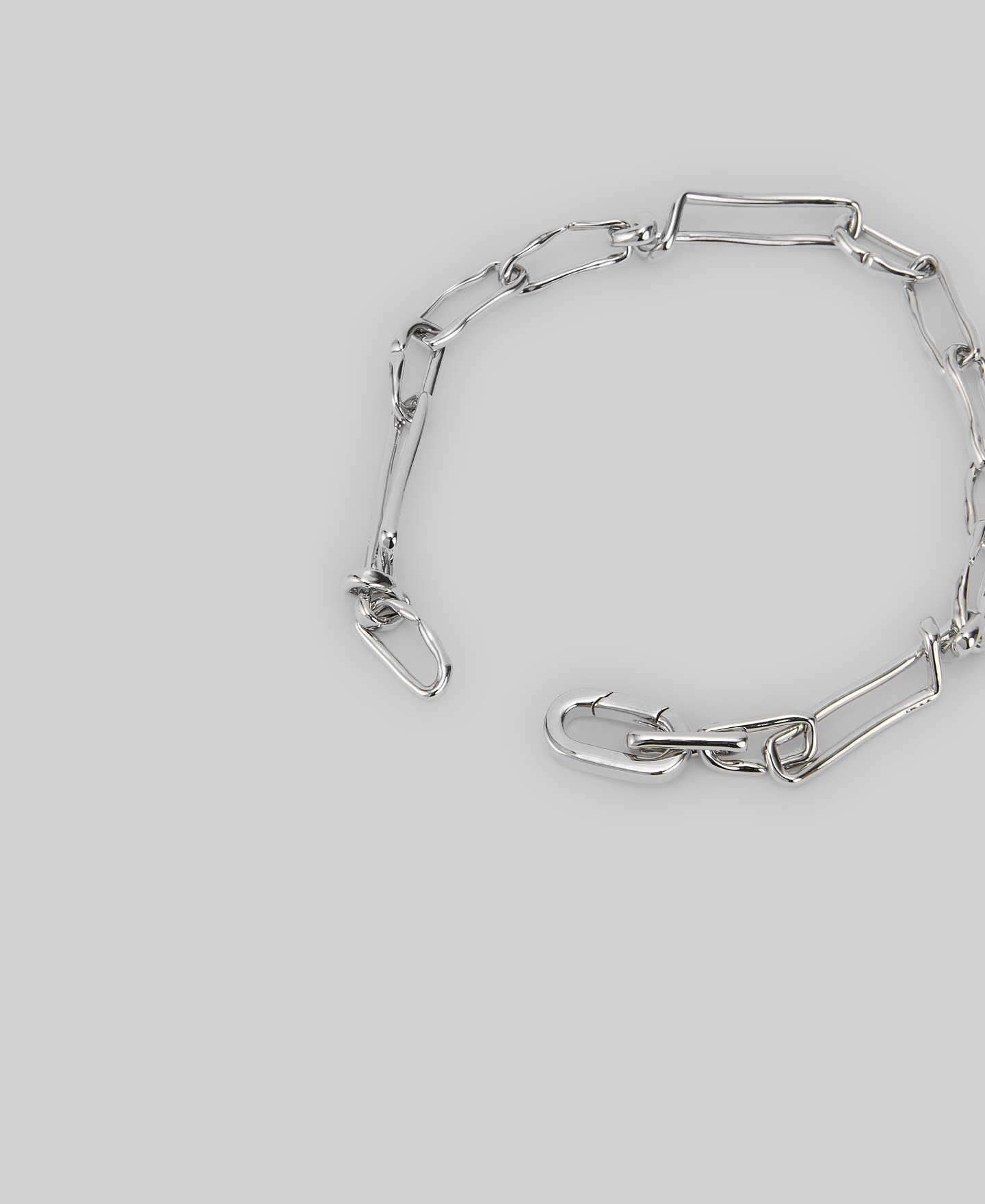 Pulsera eslabones irregulares mujer image number 2
