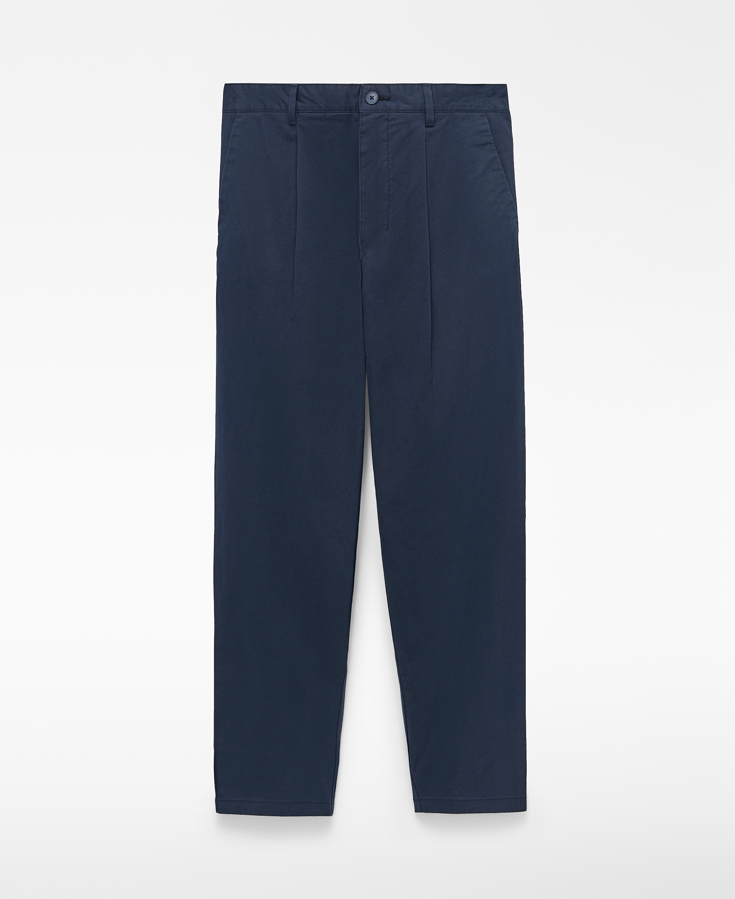 Neue Bio-Baumwoll-Chinohose mit Falten image number 0