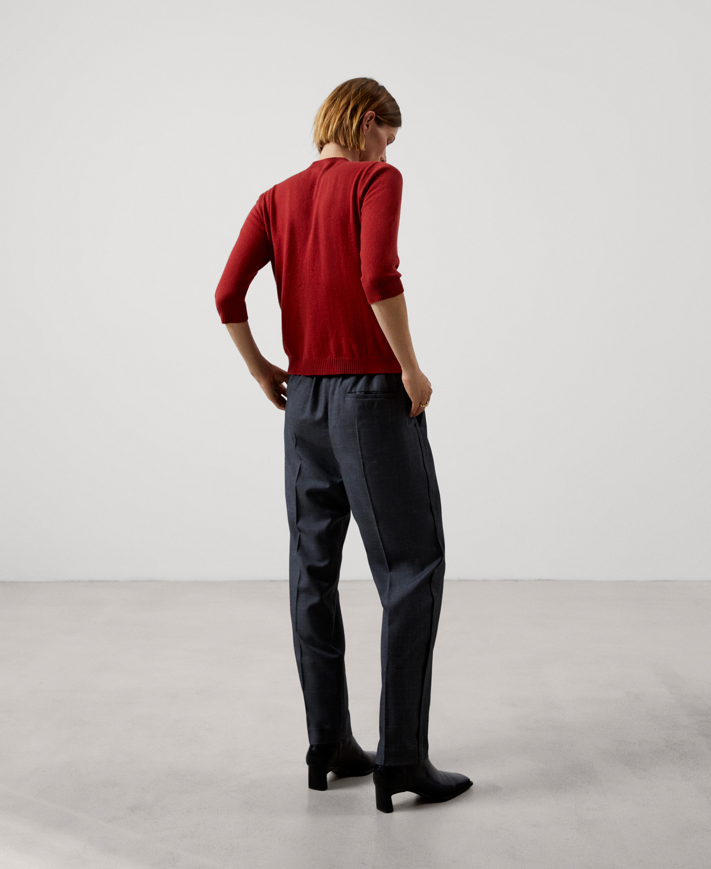 Nylon and merino wool sweater image number 2