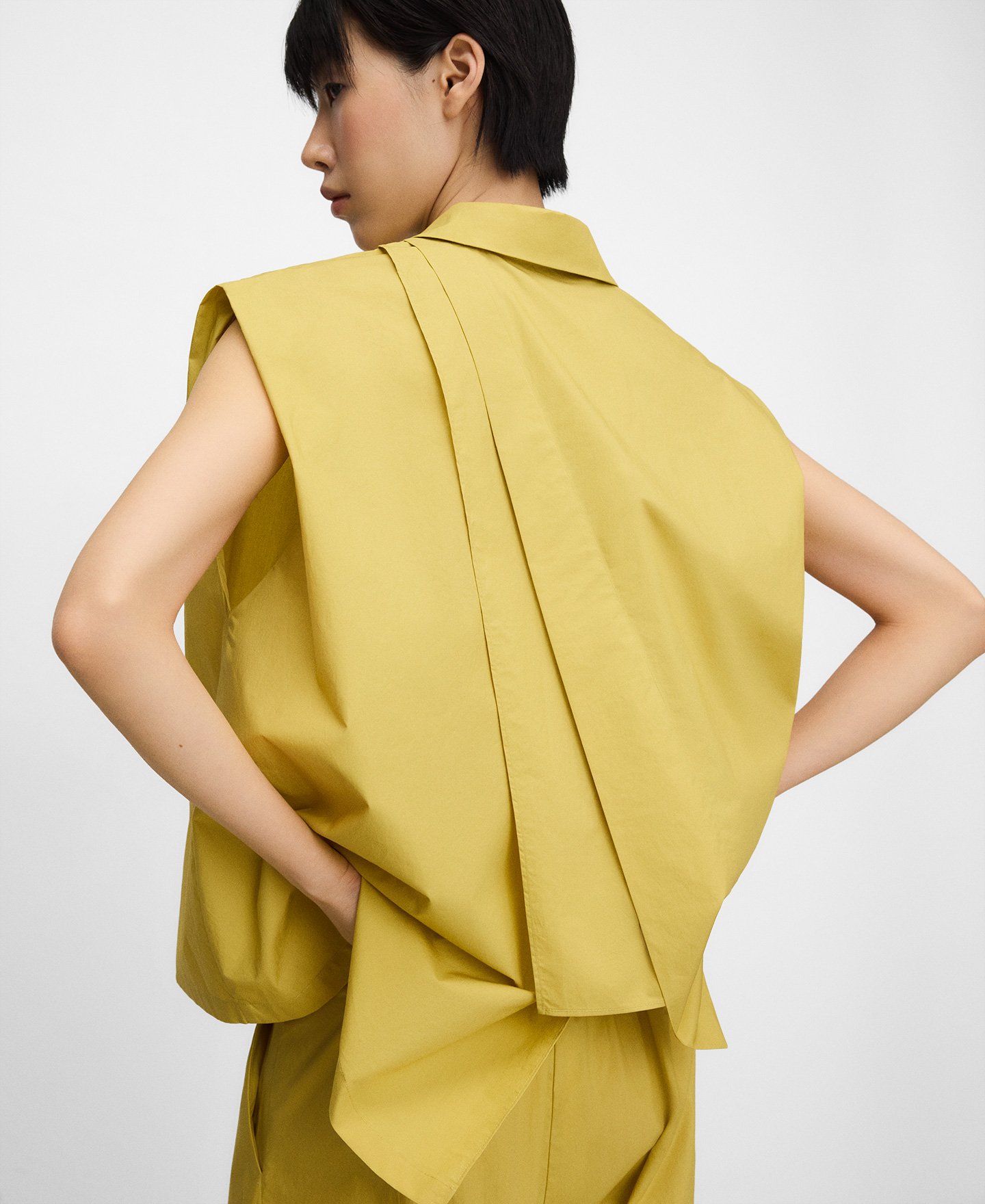 Organic cotton back panels shirt image number 3