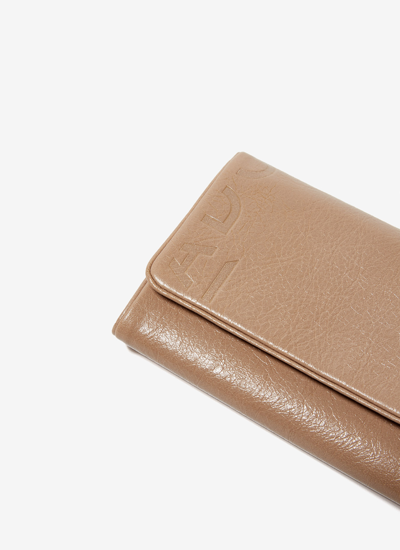 Crackled leather medium-sized wallet image number 1