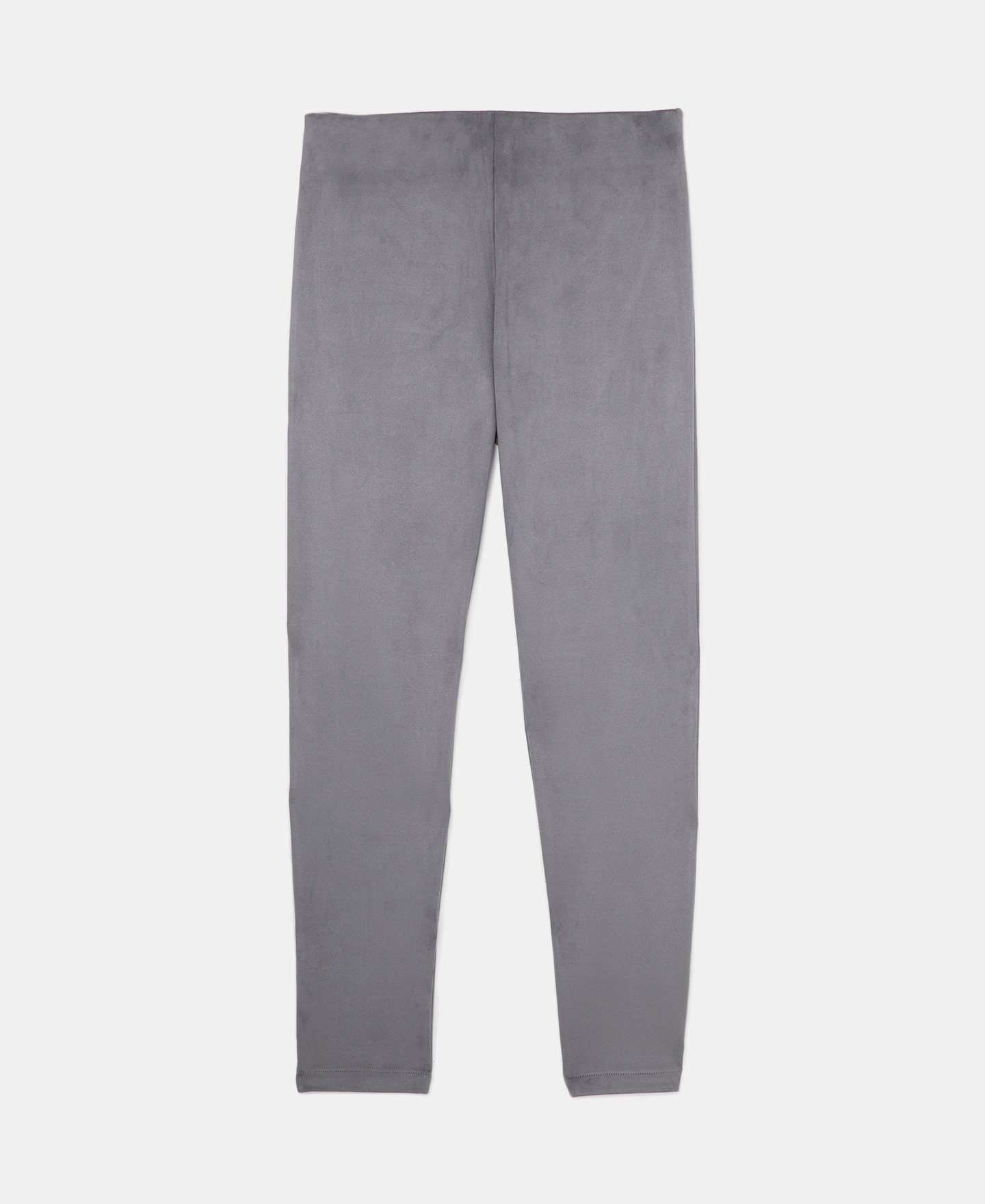Stretch leggings in faux suede image number 4