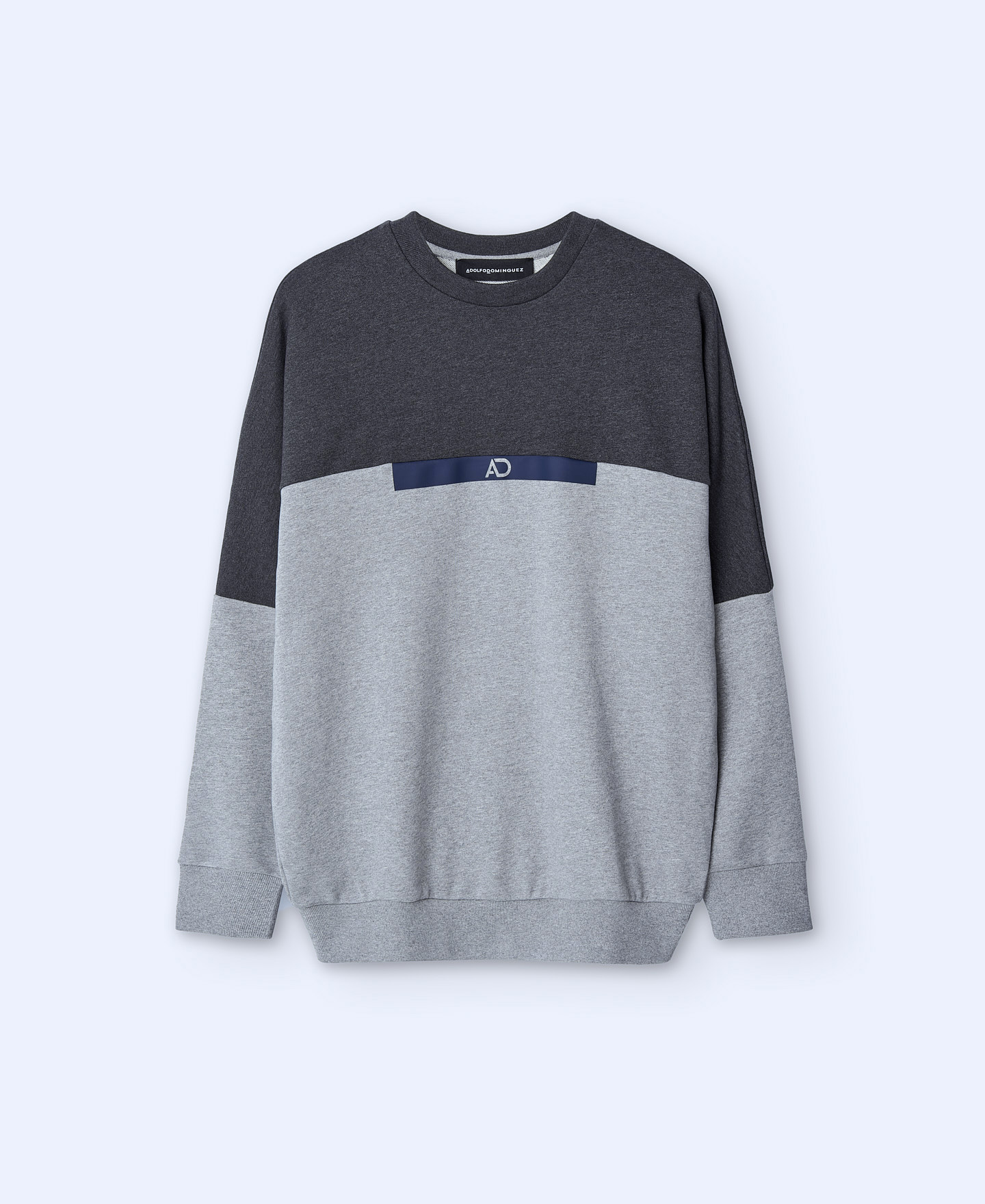 Two-tone cotton oversize sweatshirt image number 4