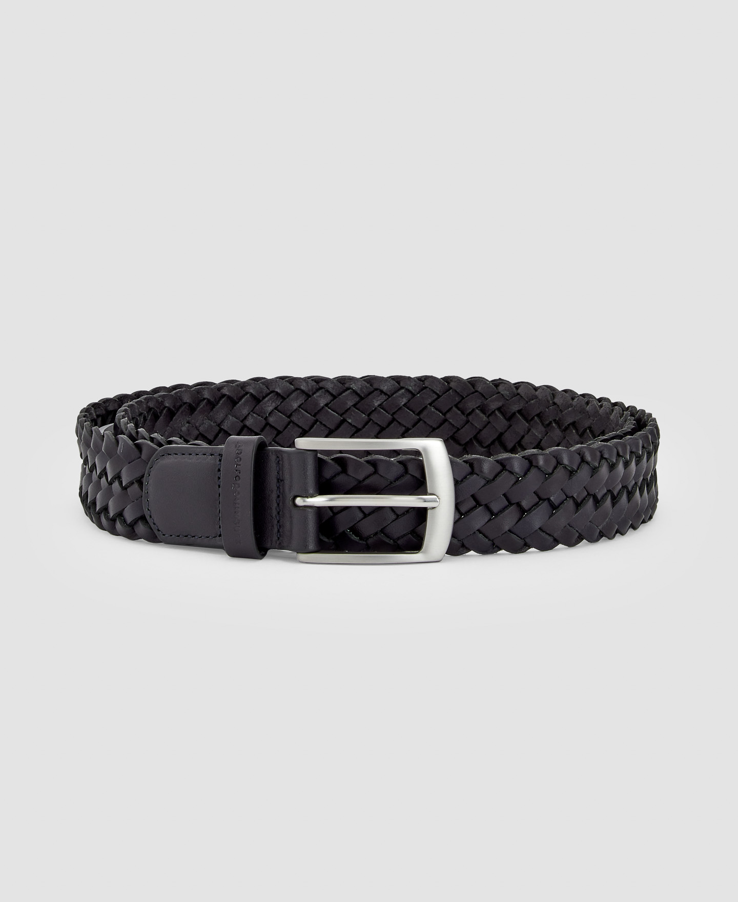 Braided leather belt image number 0