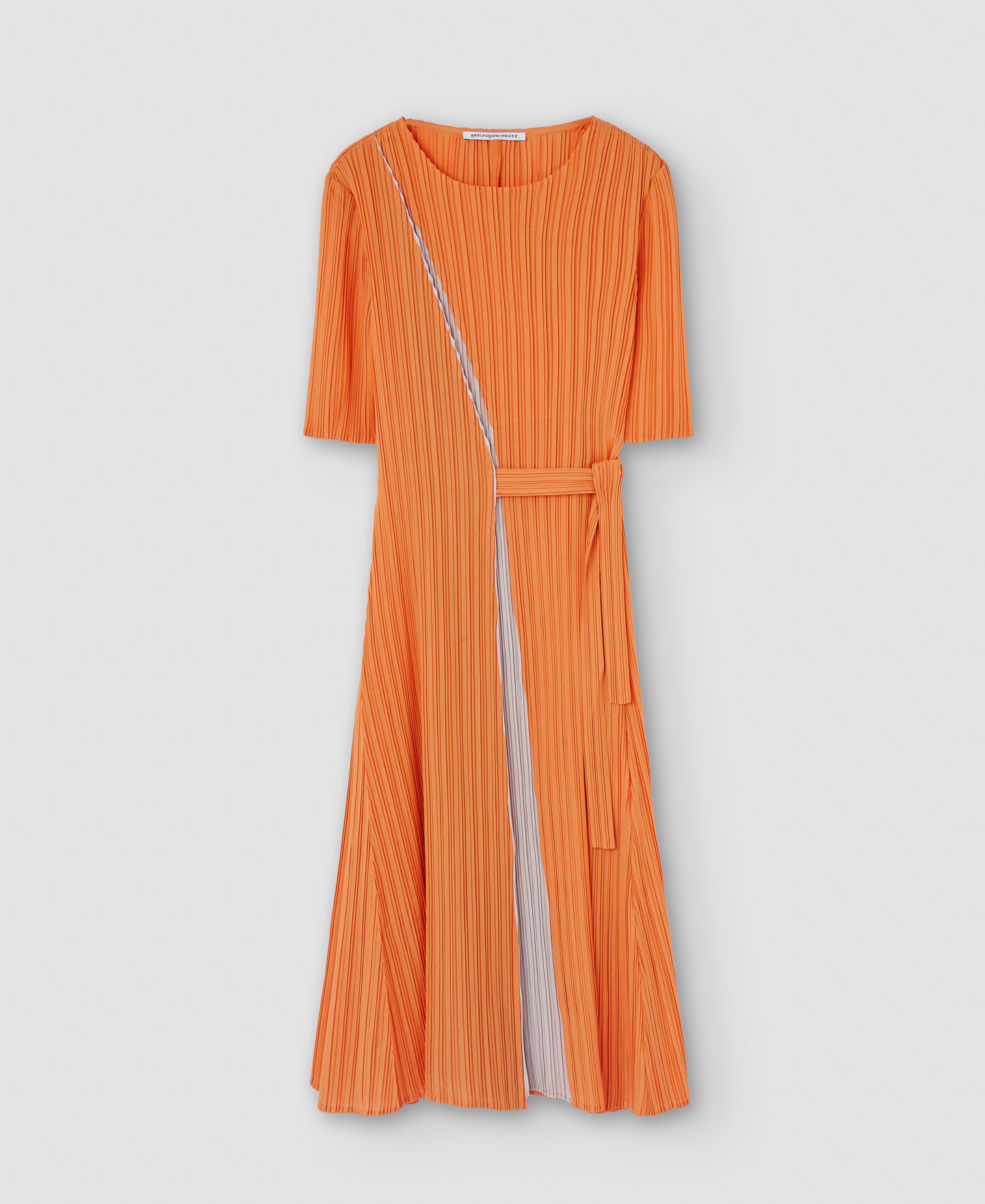 Crinkle midi dress image number 4