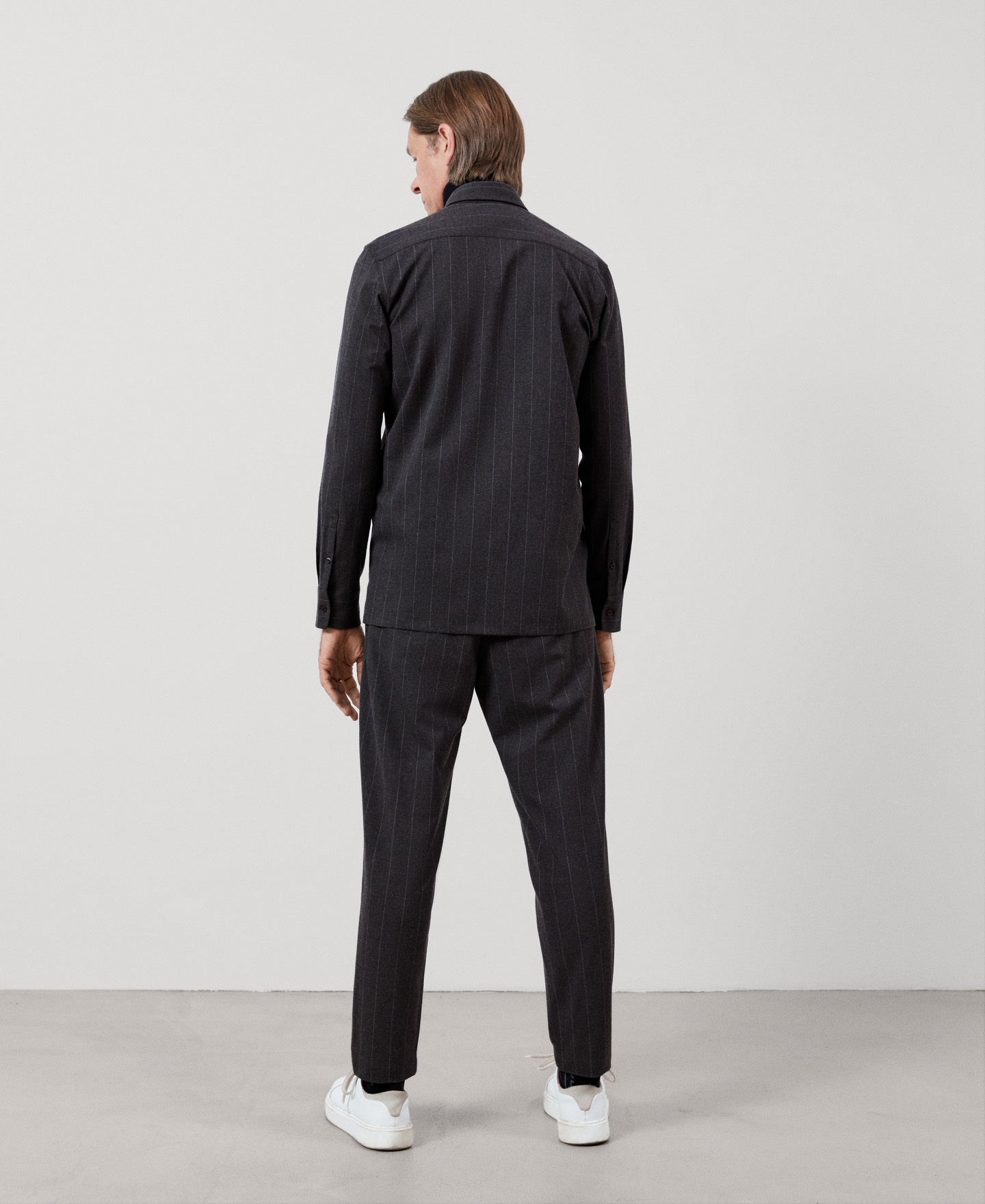 Striped overshirt image number 2