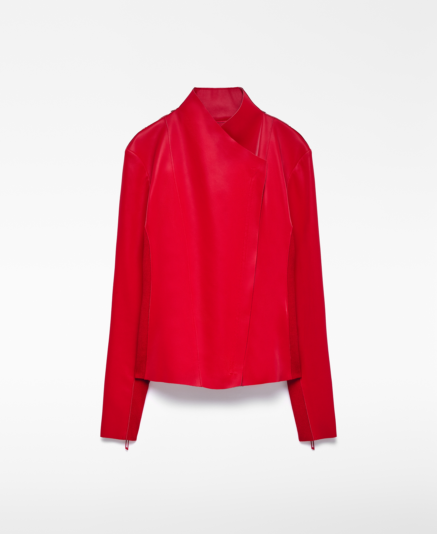 Chaqueta biker Piel No Piel mujer image number 4
