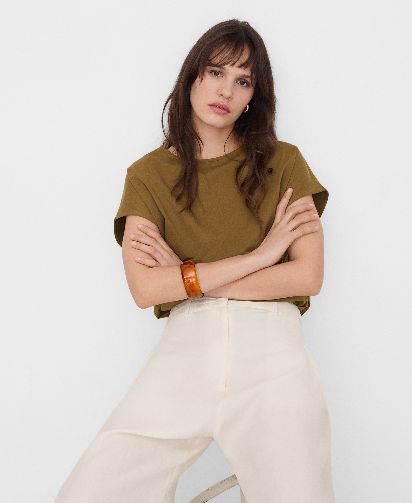 Camiseta recta PYRATEX&reg; Algod&oacute;n Espa&ntilde;ol image number 4