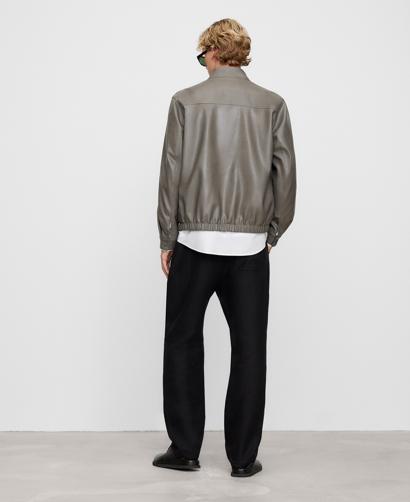 Leather-Non-Lather reversible jacket image number 2