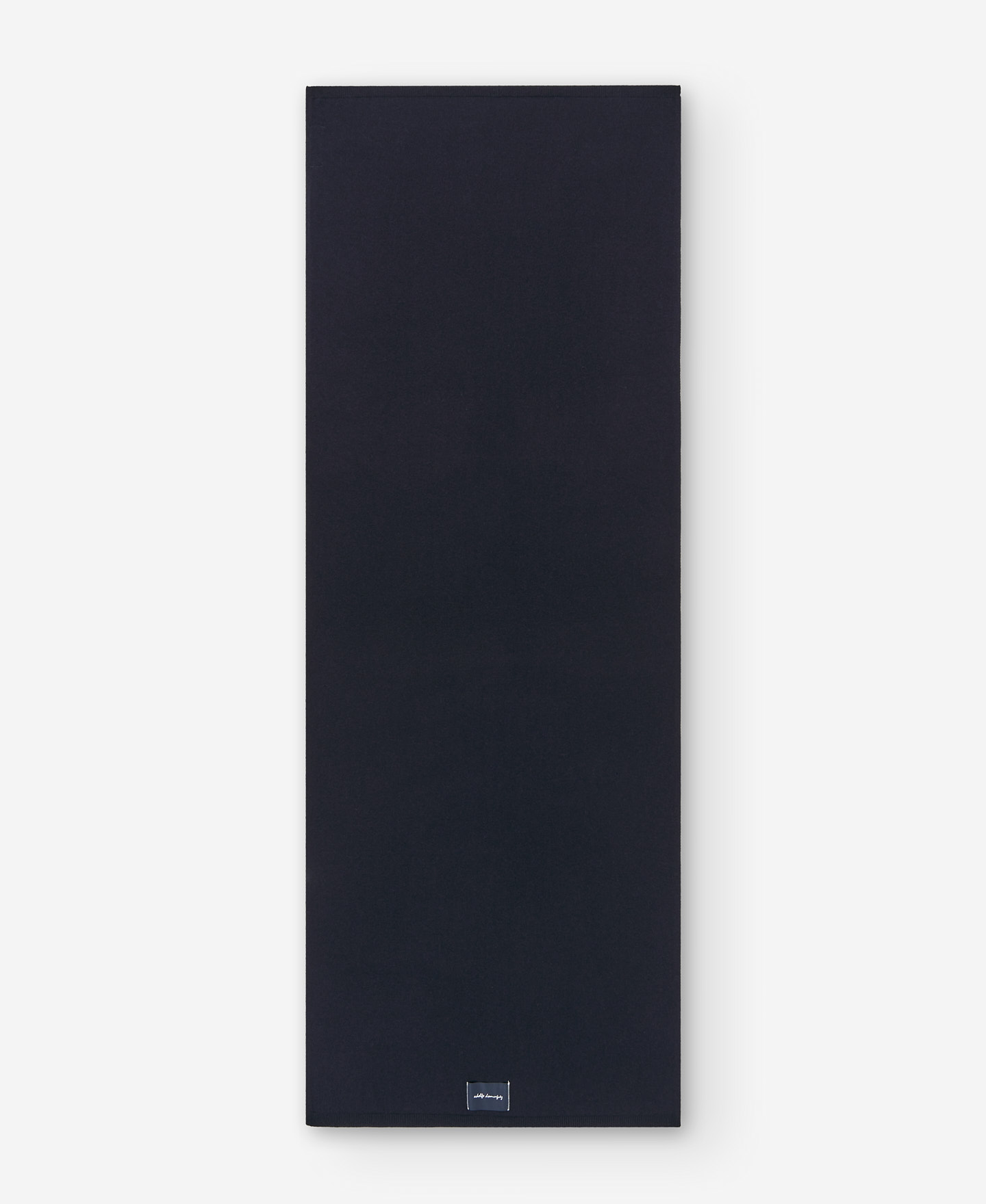 Navy blue merino wool scarf for men image number 0