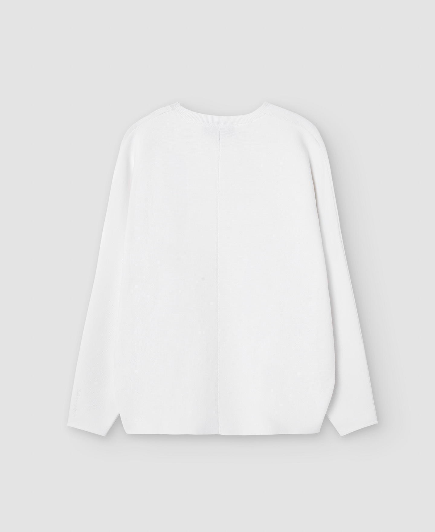 Recycled nylon japanese sleeve sweater image number 5