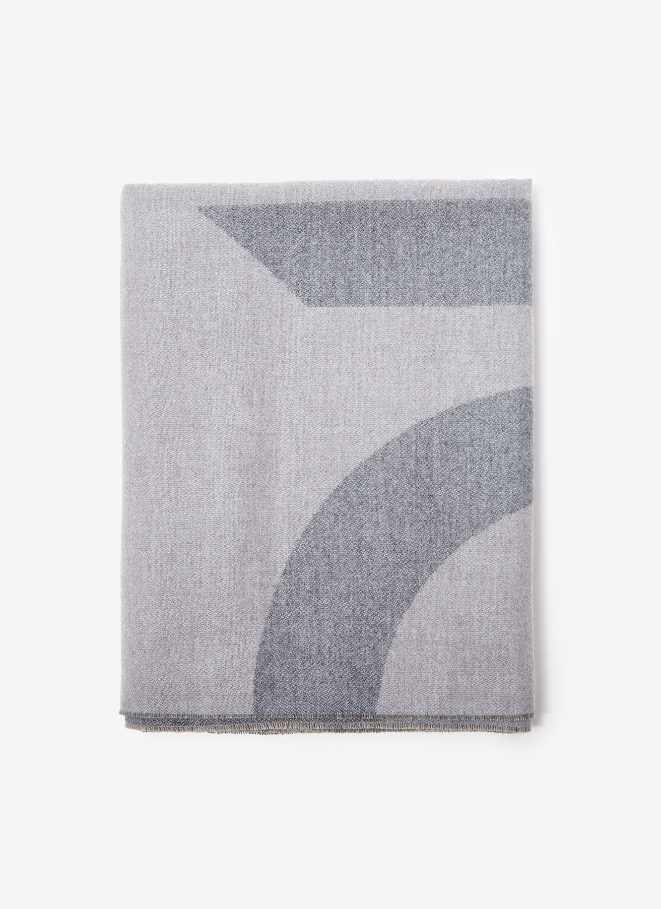 Foulard bicolor con logo image number 0