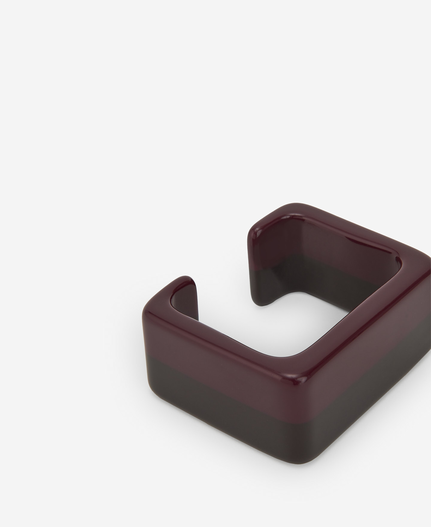 Square brown and grey bracelet for women image number 2