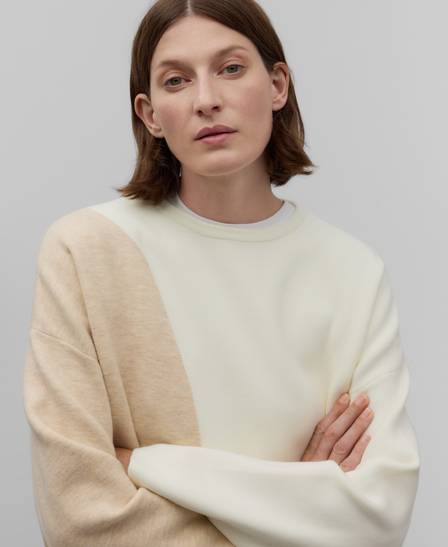 Jersey punto intarsia mujer image number 3